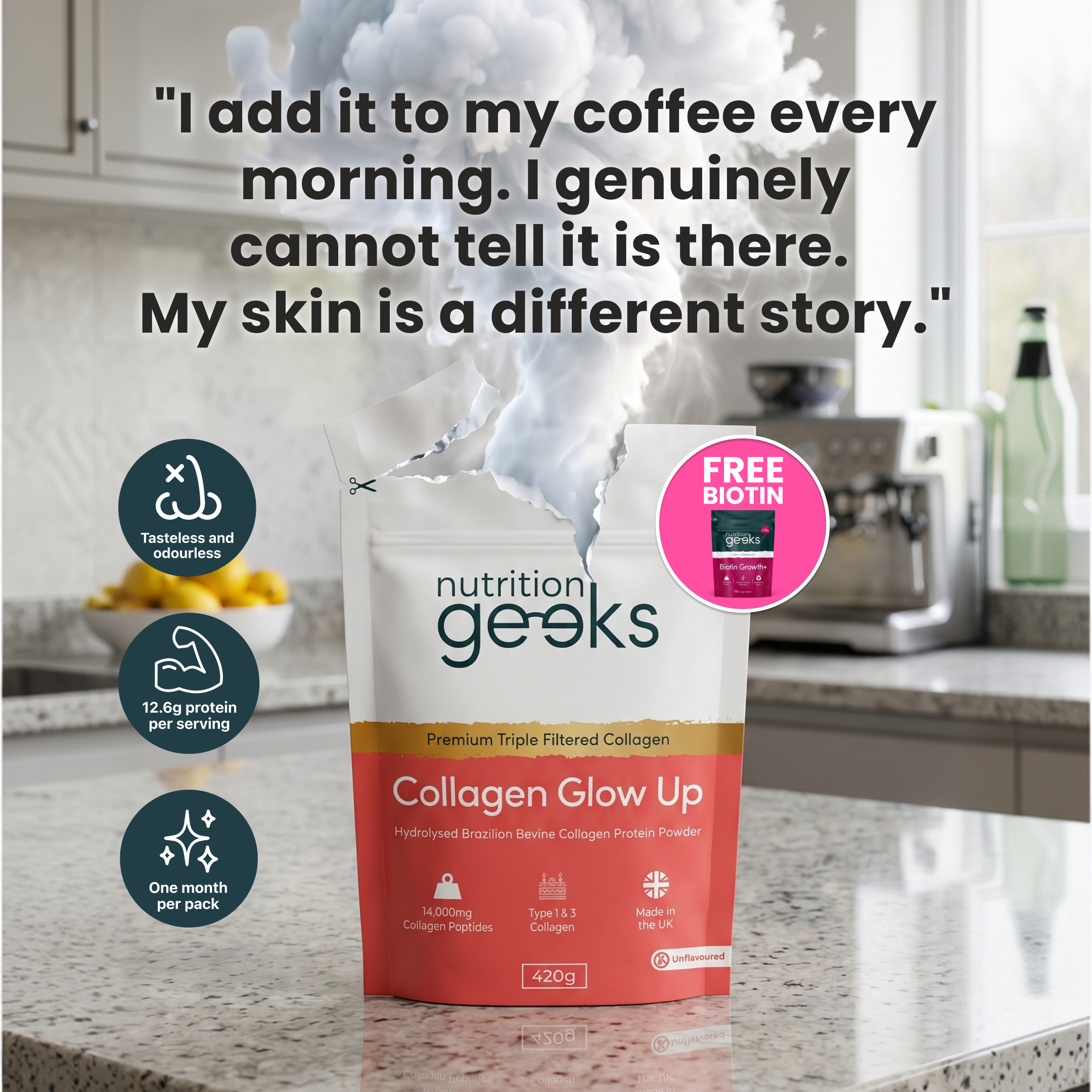 Nutrition Geeks Facebook ad