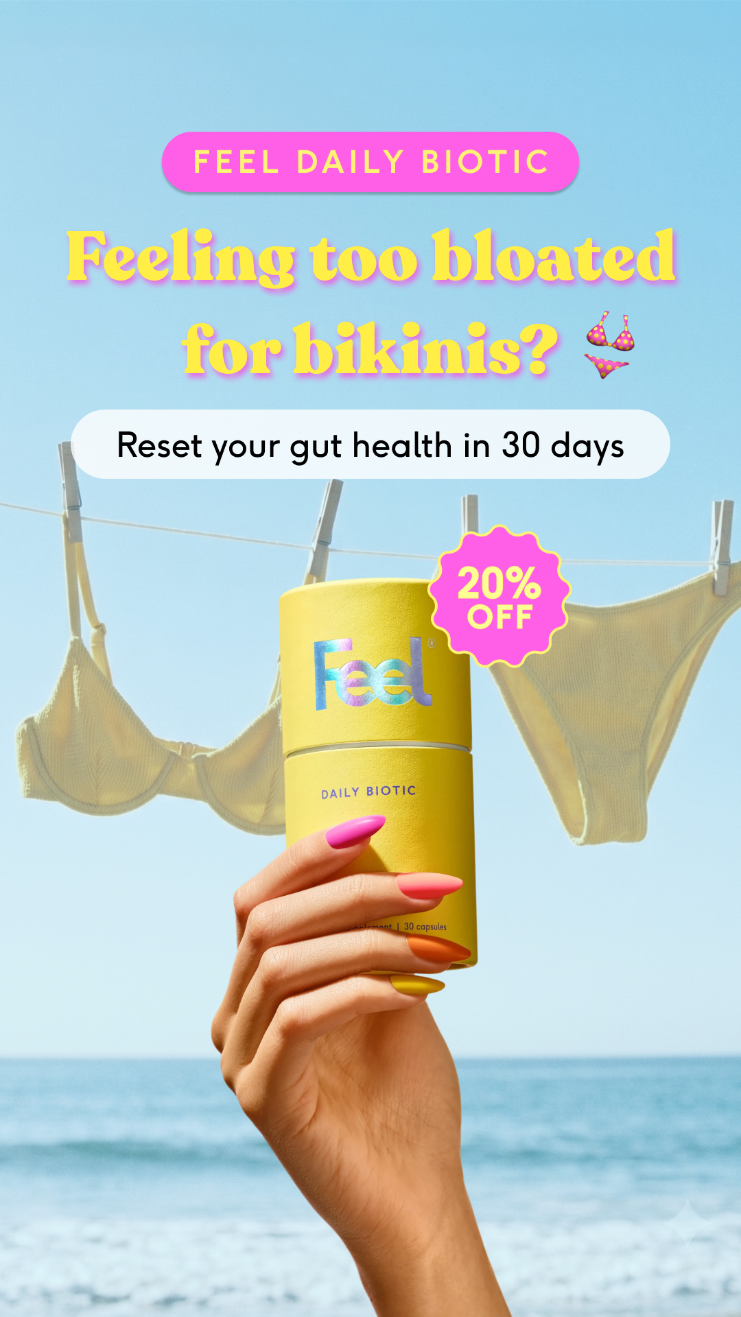 Feel Facebook ad