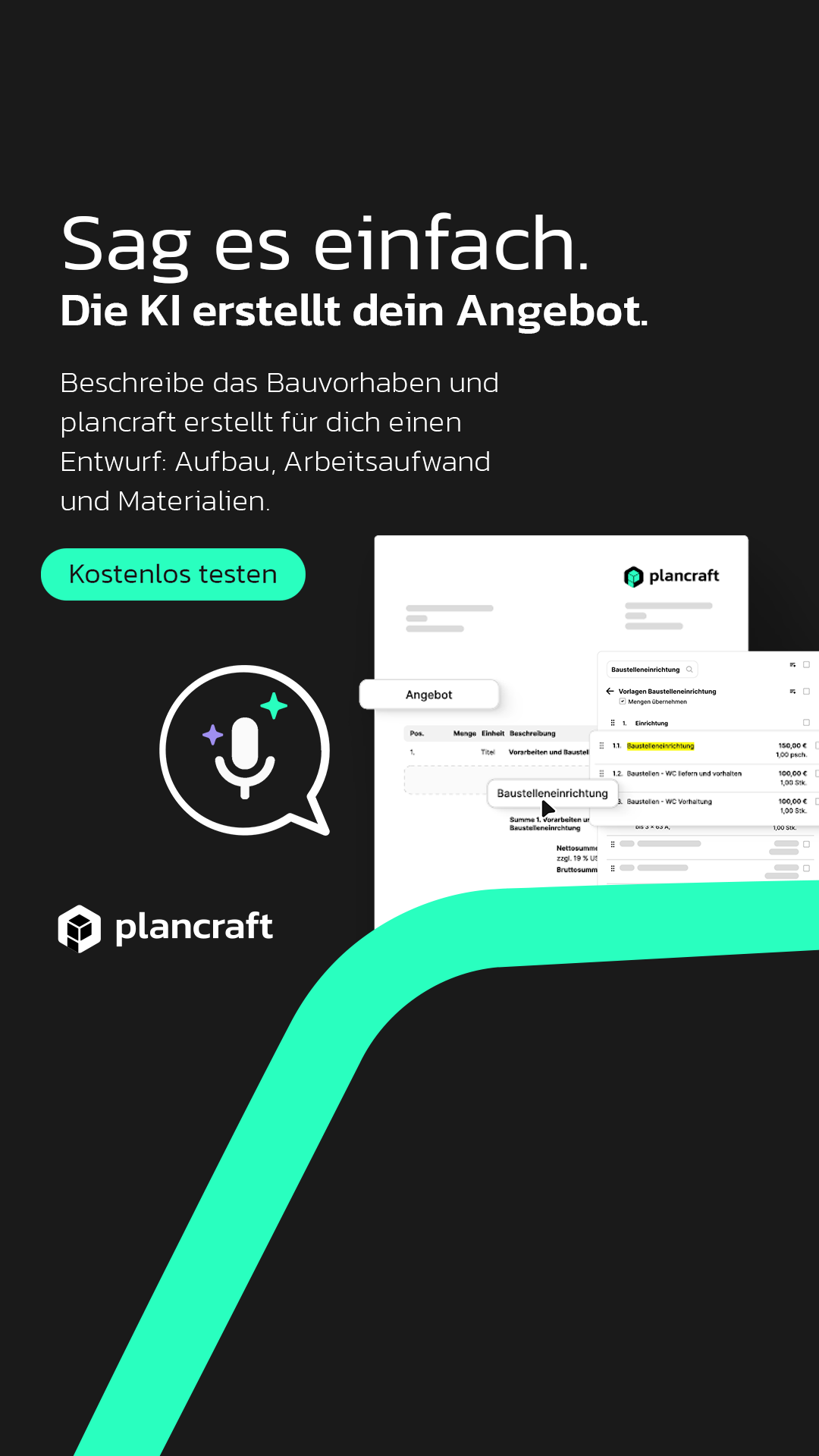Plancraft - Einfache Handwerkersoftware Facebook ad