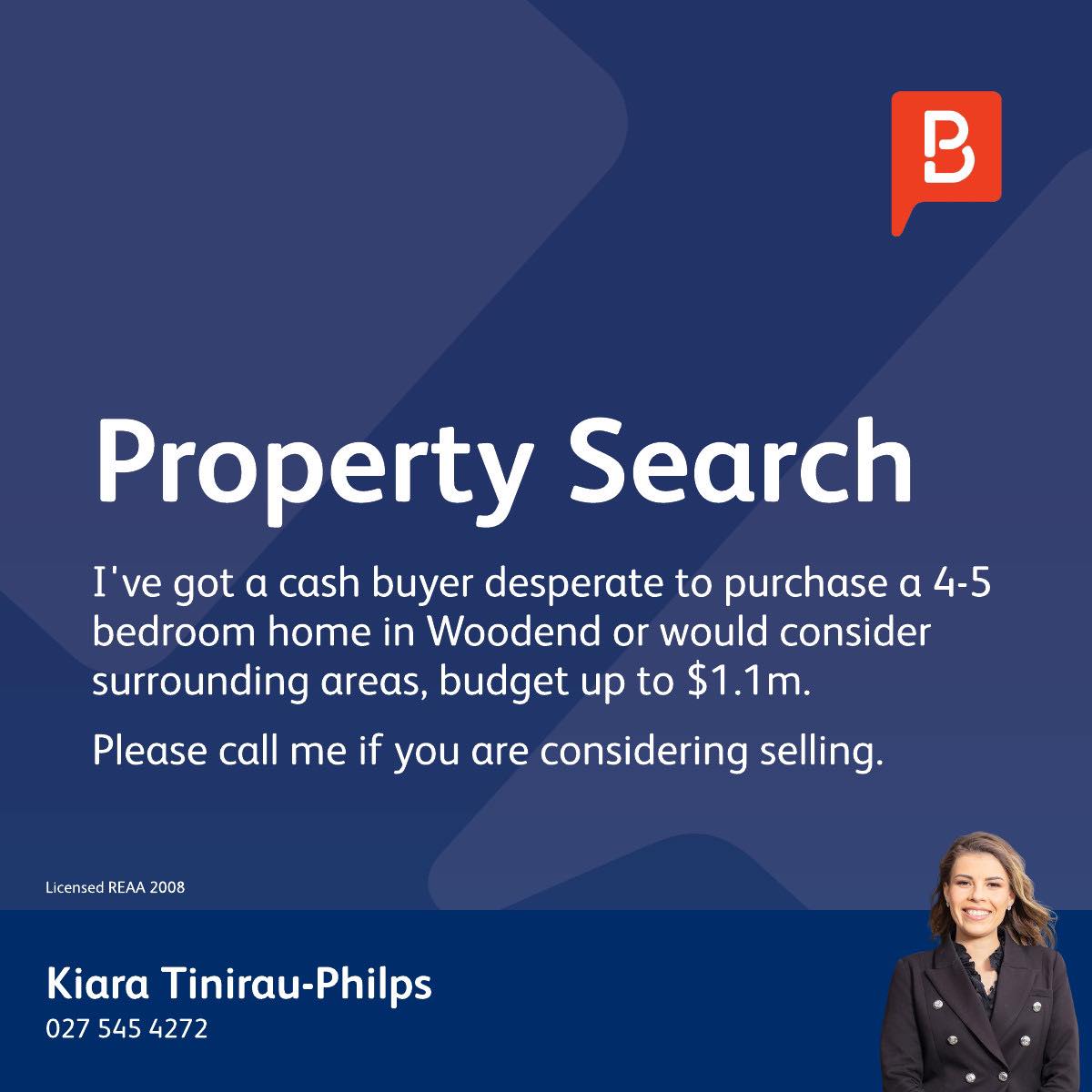 Kiara Tinirau-Philps-Property Brokers Real Estate Facebook ad