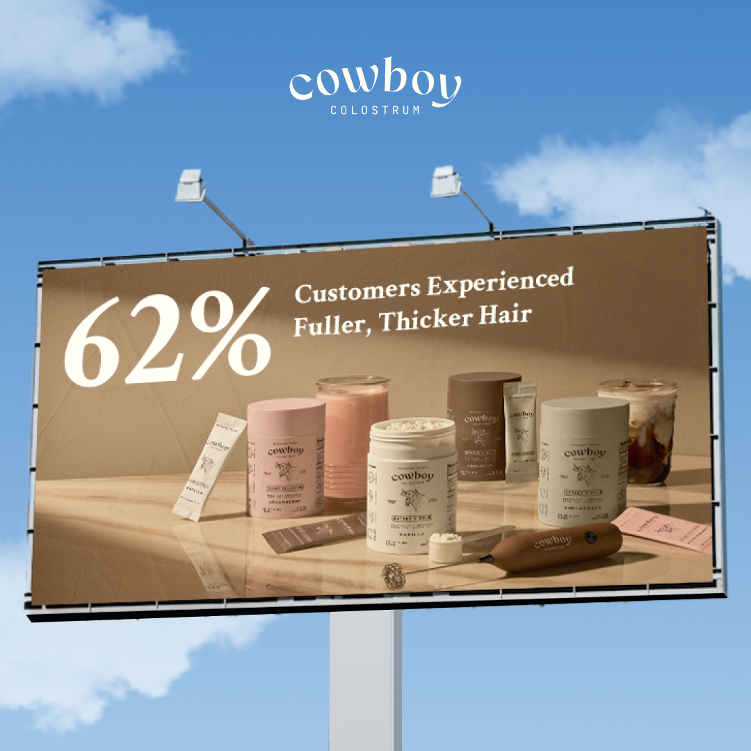 Cowboy Colostrum Facebook ad