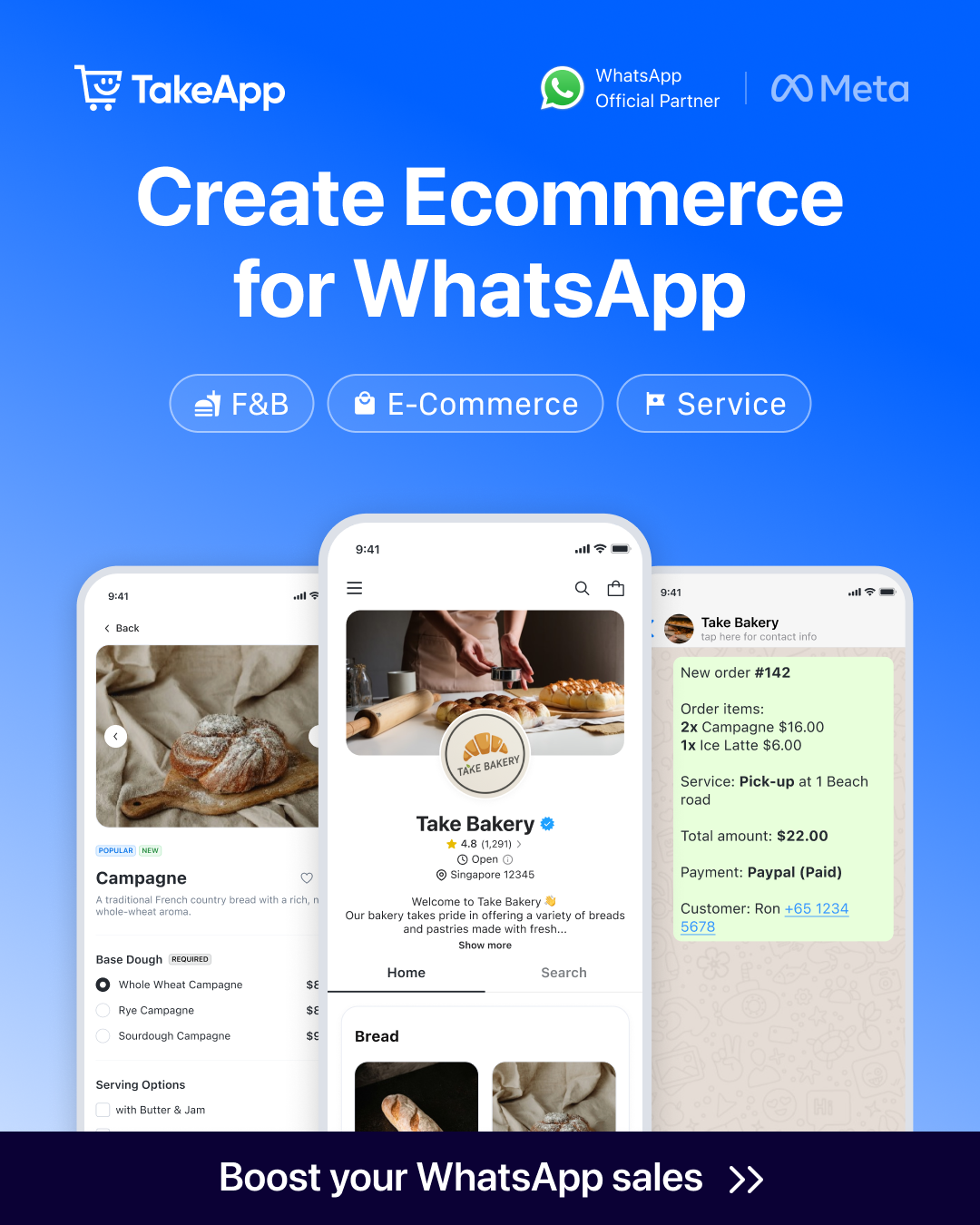 Take App Facebook ad