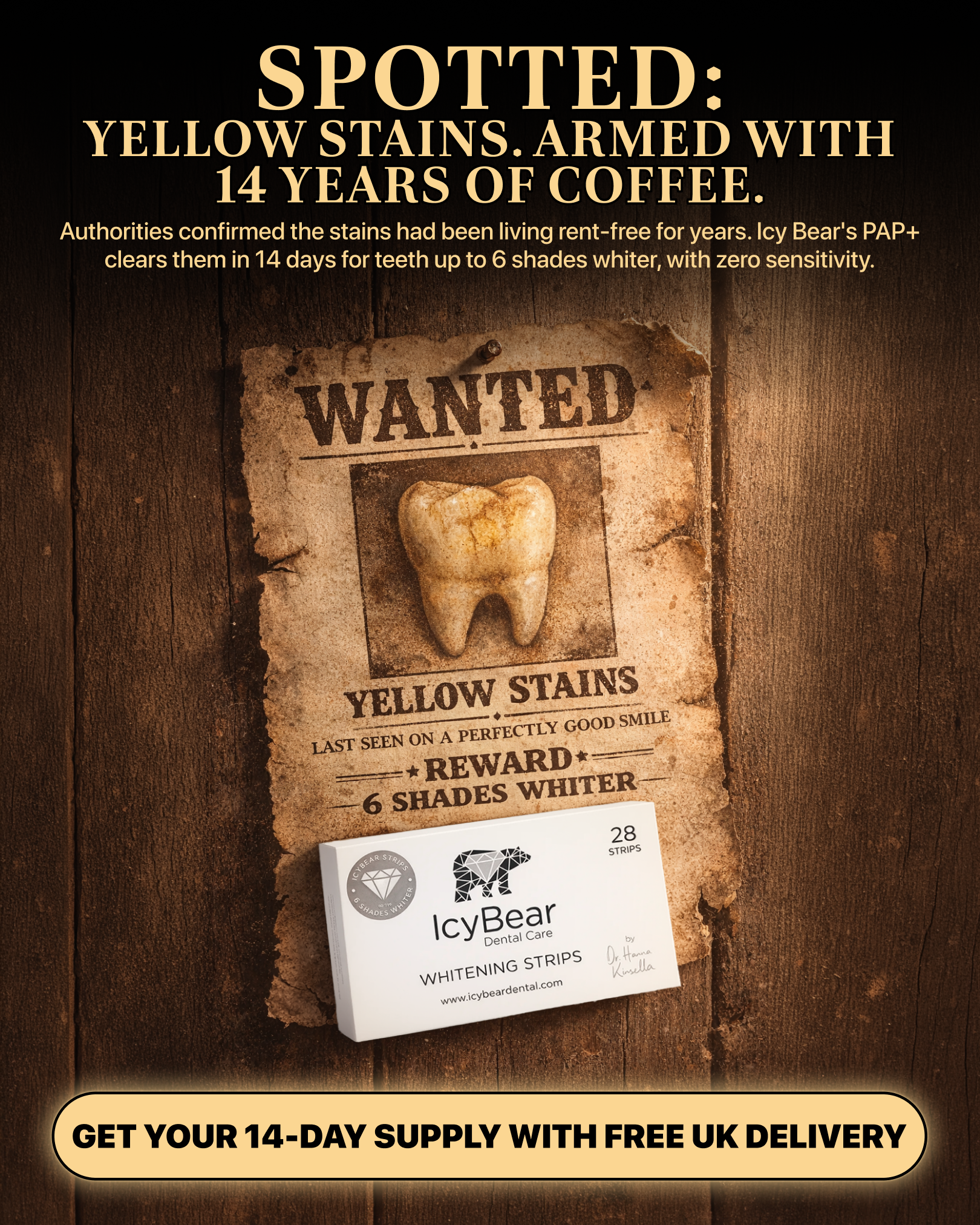 Icy Bear Dental Facebook ad