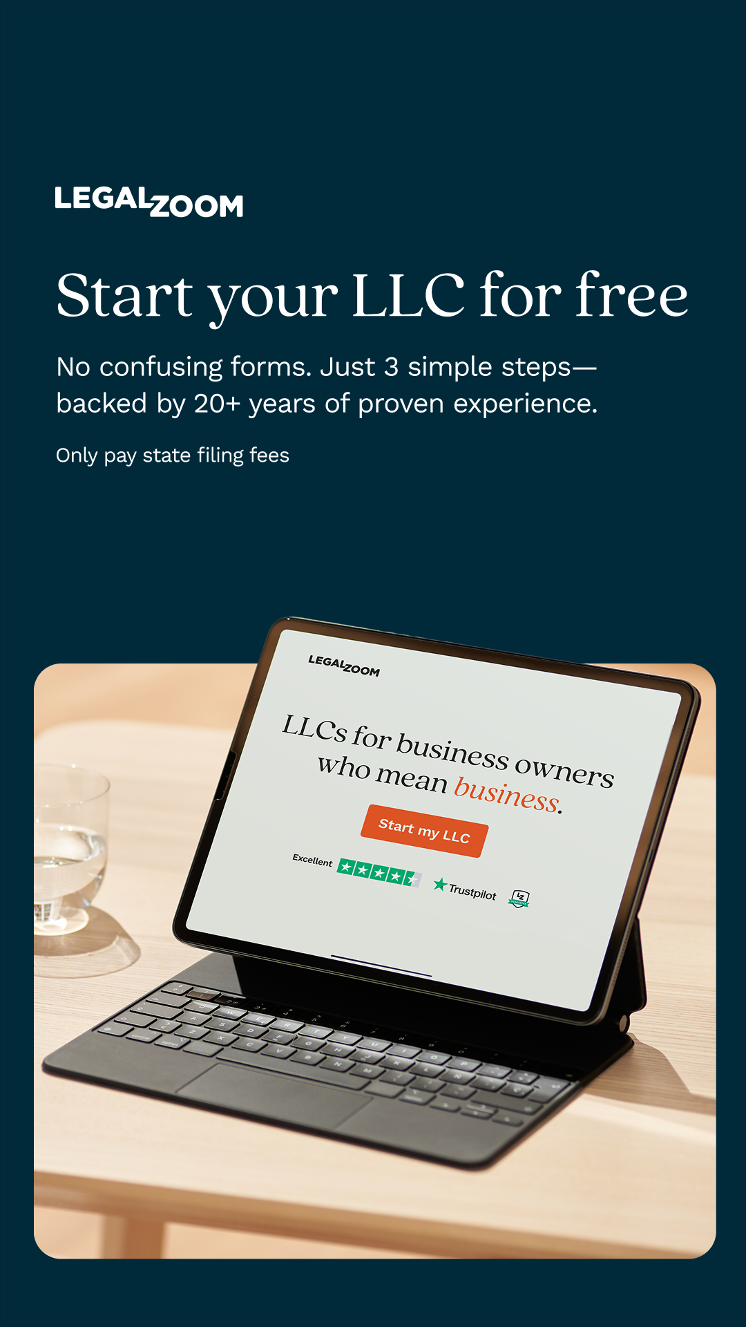 LegalZoom Facebook ad