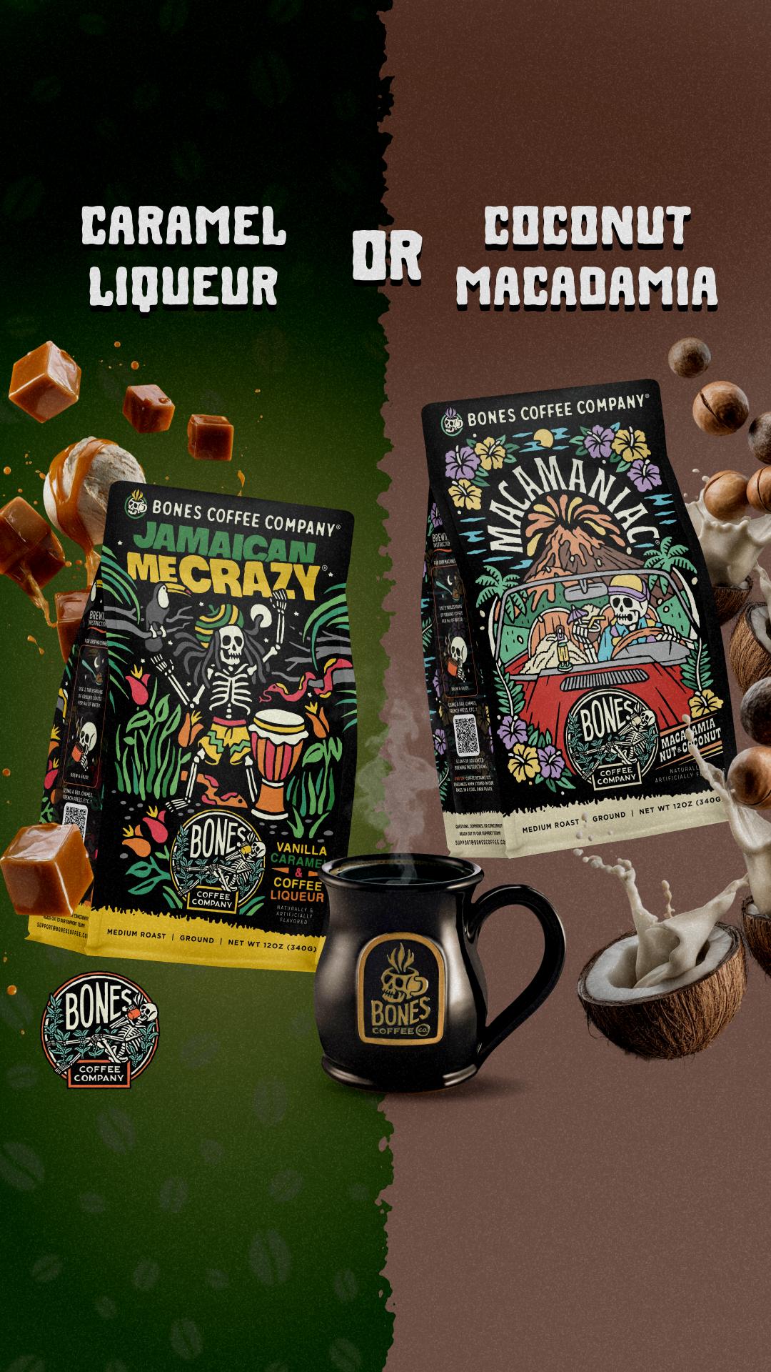 Bones Coffee Company Facebook ad