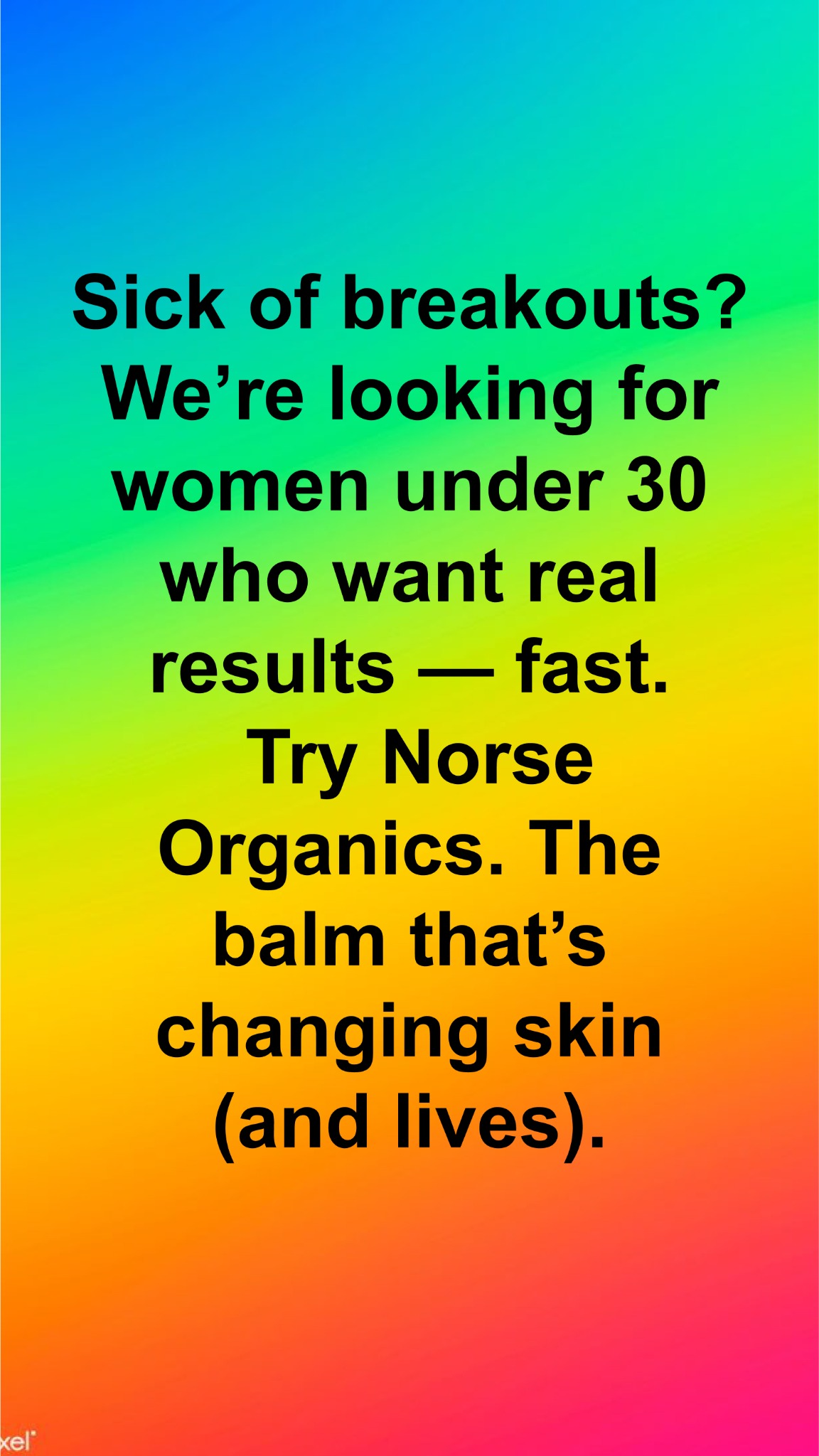 Norse Organics Facebook ad
