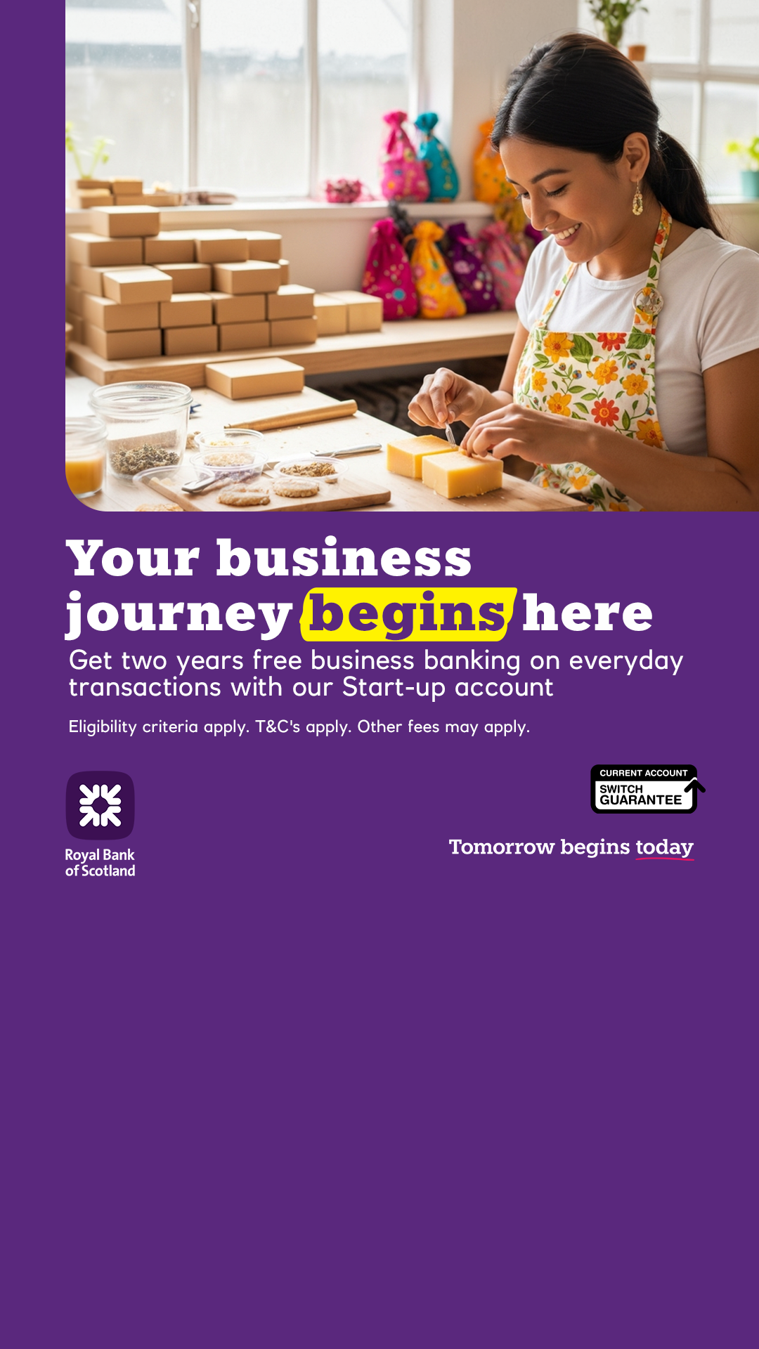 The Royal Bank of Scotland Facebook ad