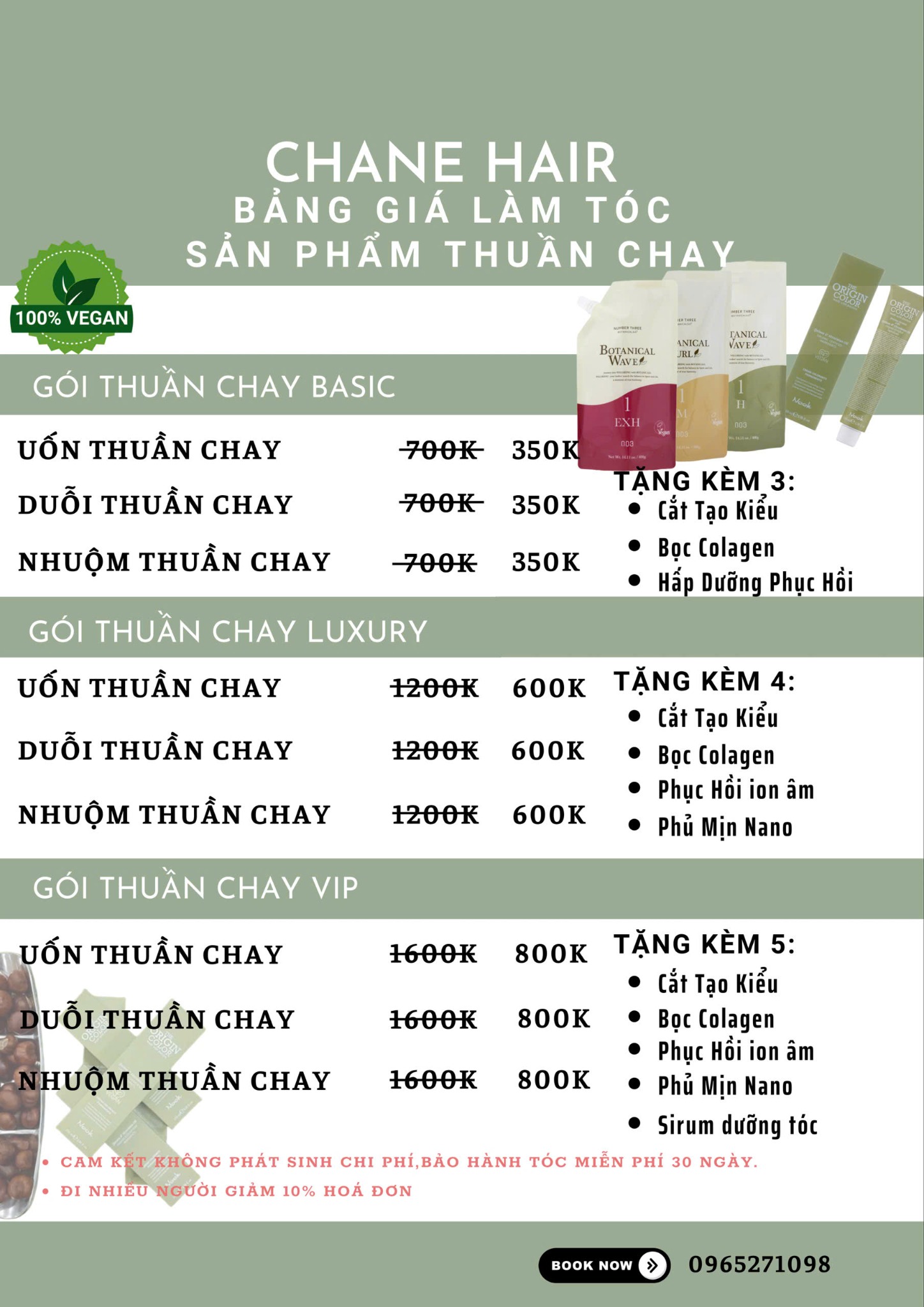CHANE Hair Salon Facebook ad