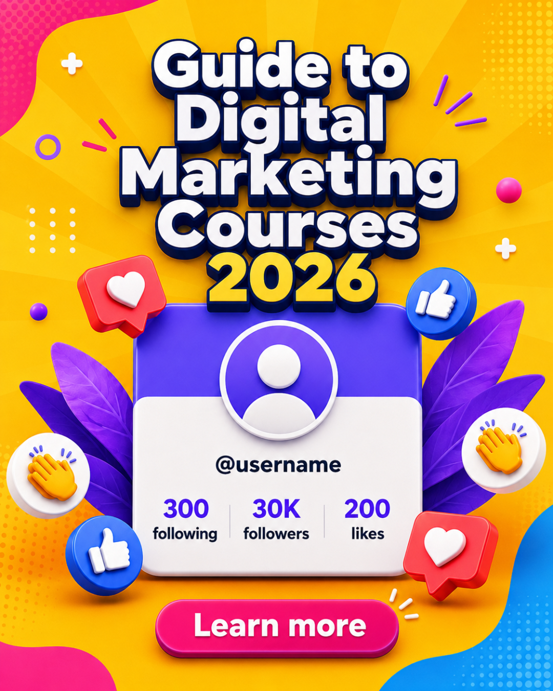 Health Trends Facebook ad: Learn About Digital Marketing Courses in 2026