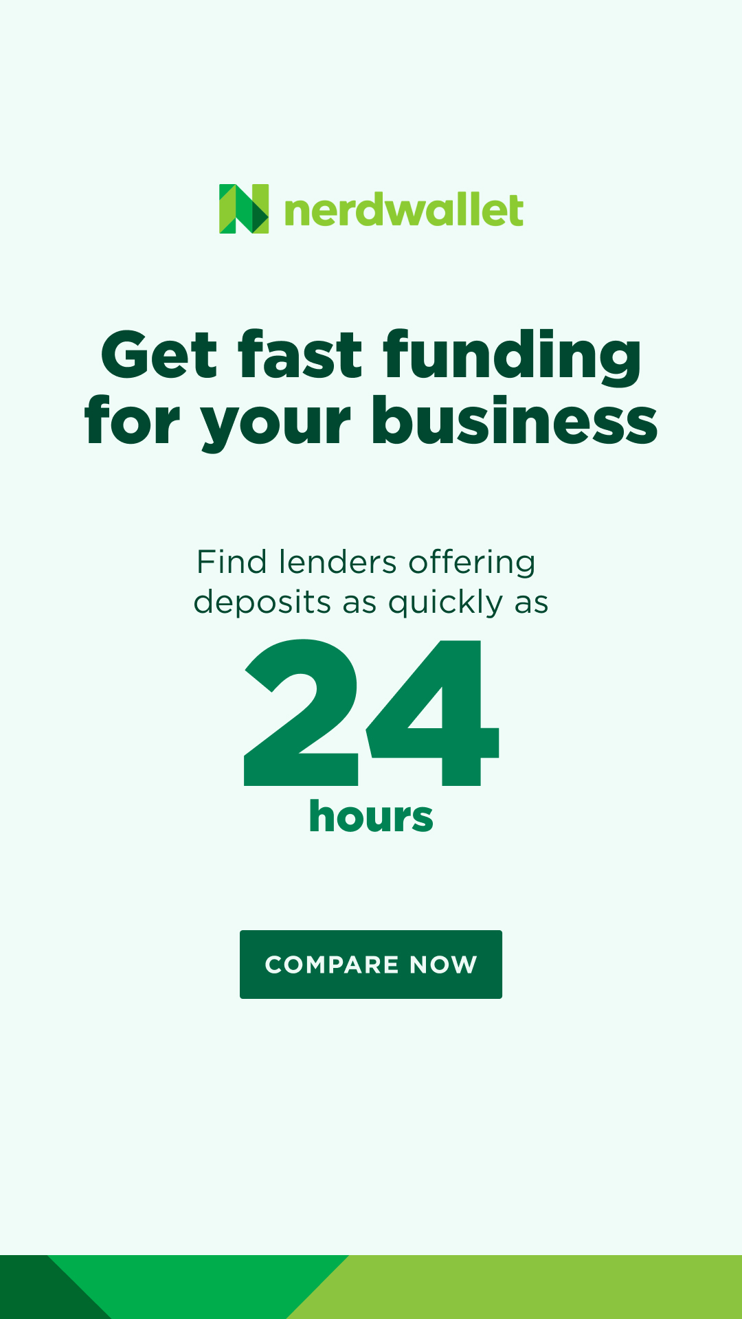 NerdWallet UK Facebook ad