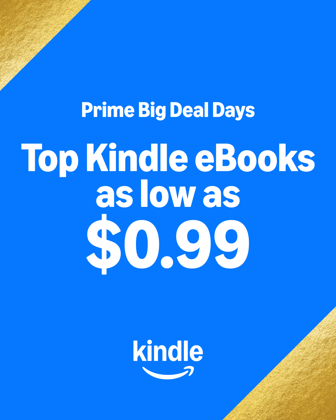 Amazon Kindle Facebook ad: Kindle eBook Deals