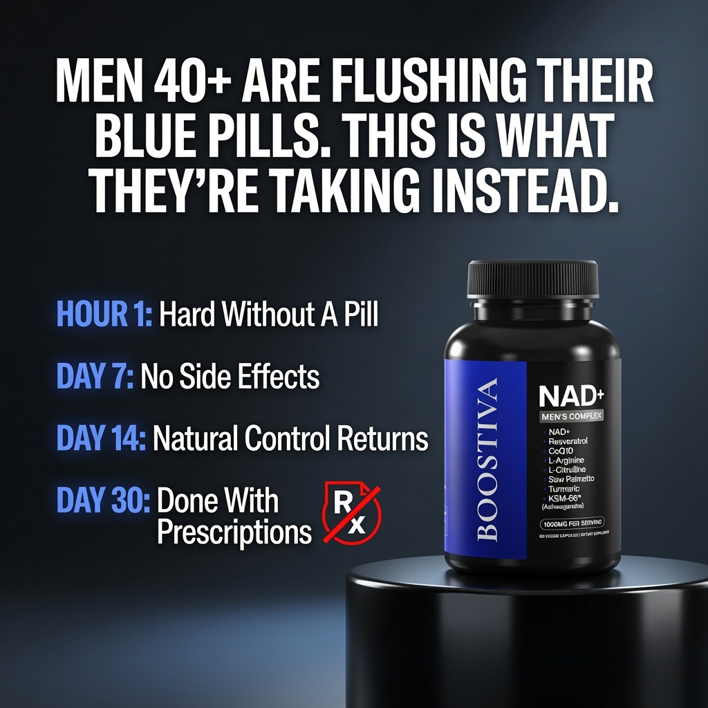 Boostiva Health Facebook ad: The Men’s NAD+ Formula Everyone Is Talking About