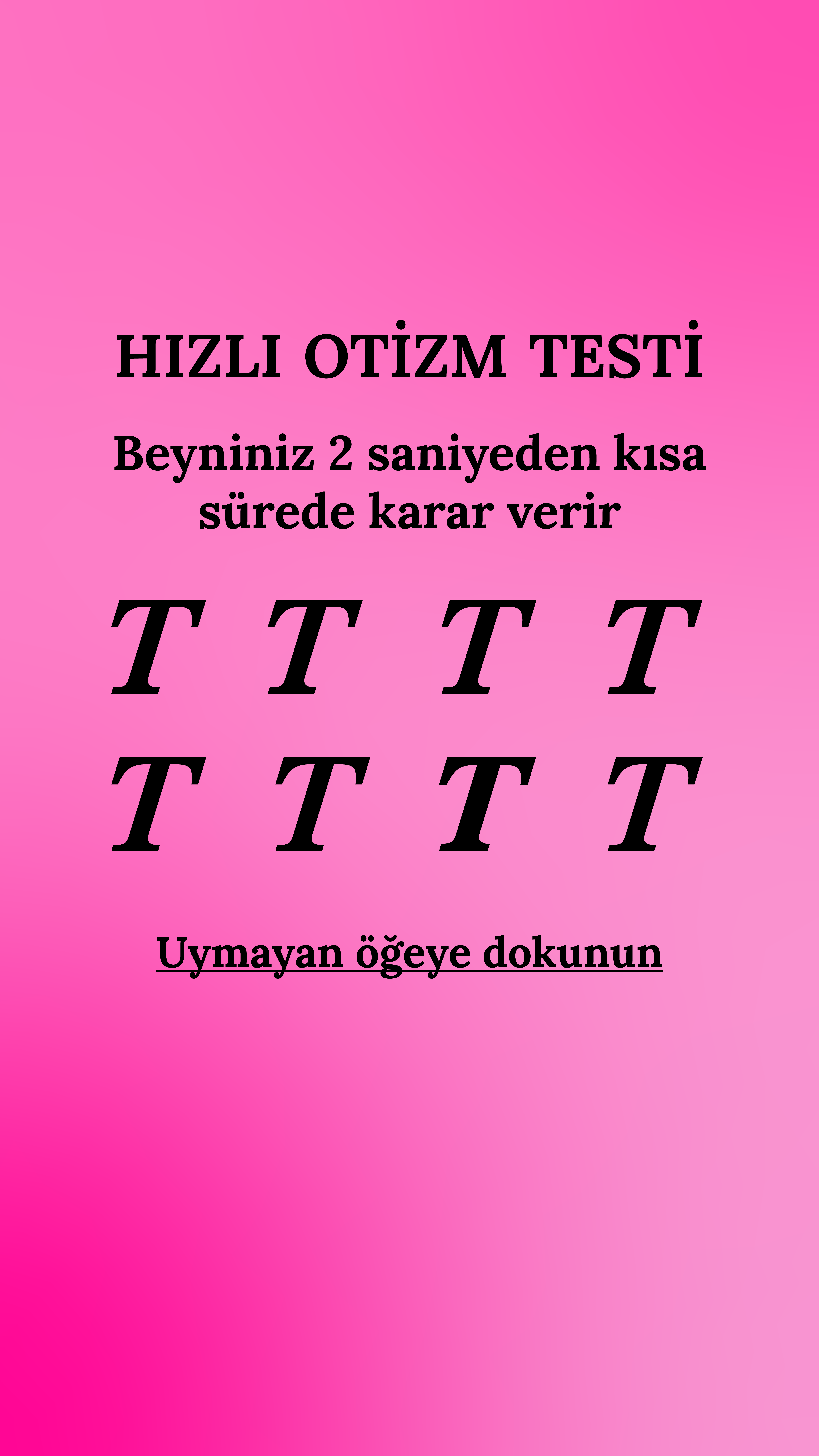 International Brain Test Facebook ad
