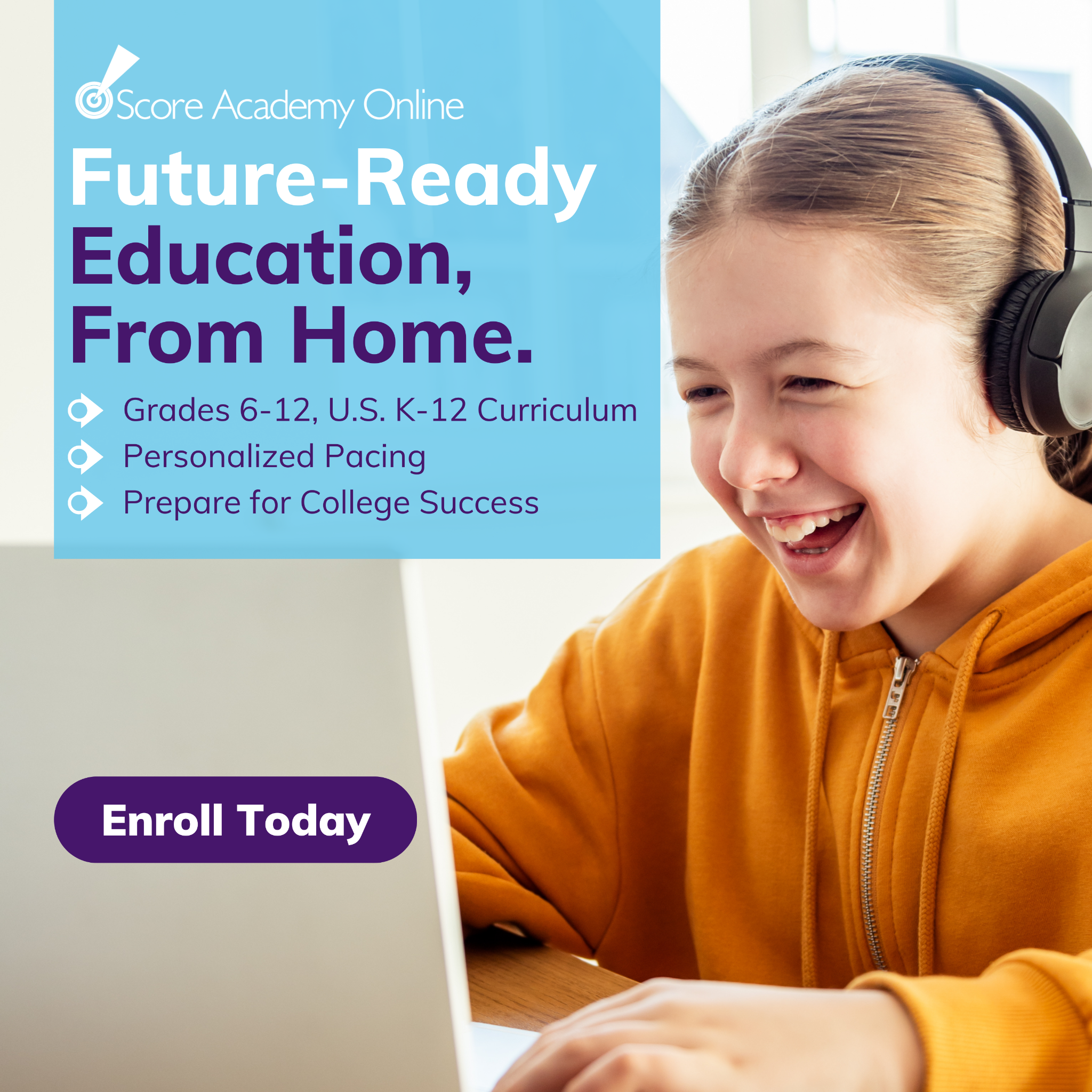 Score Academy Online Facebook ad