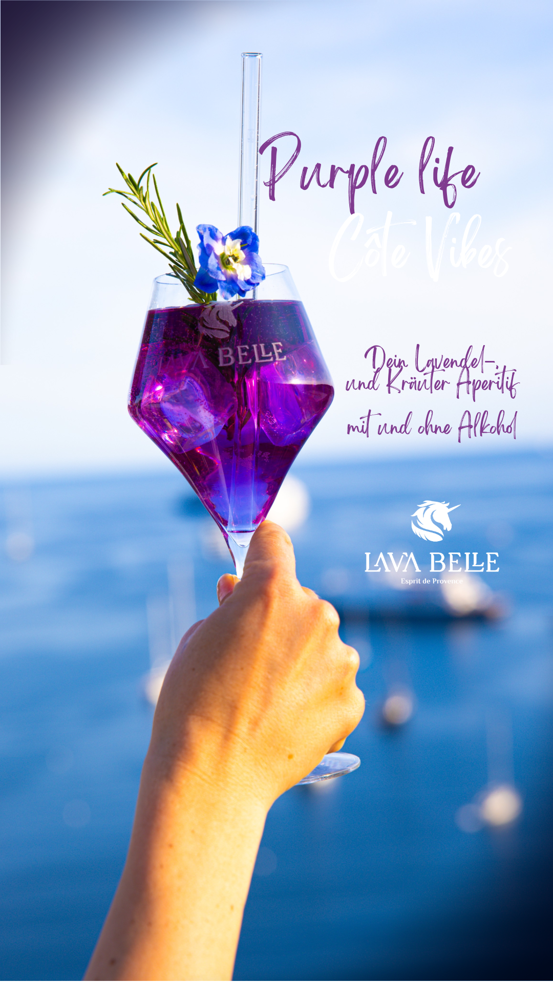 Lavabelle Facebook ad: Sommerdrink 2026! Lav'a Belle ist der südfranzösische…