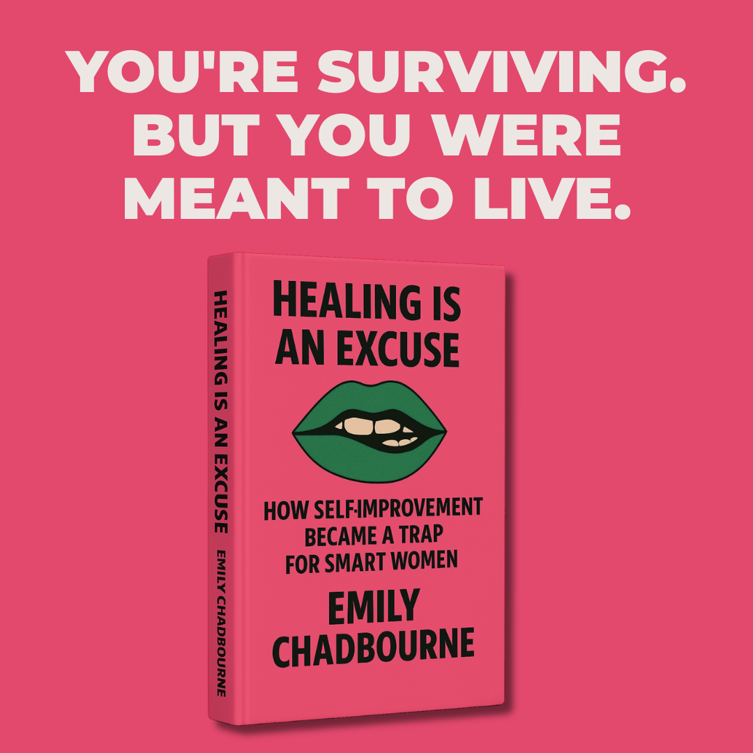 Emily Chadbourne Facebook ad: You're Surviving, Not Thriving
