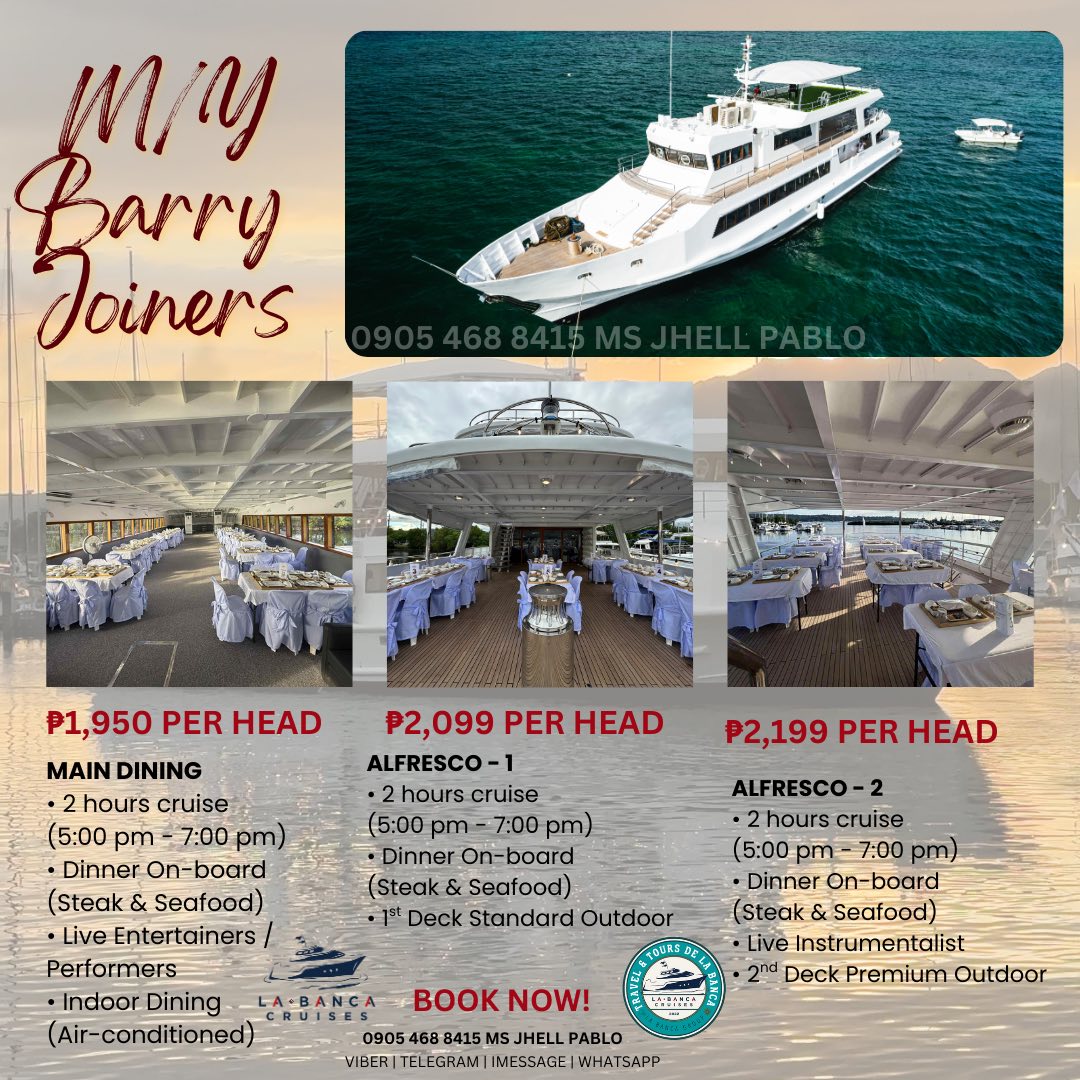 YACHT Rental SBFZ la banca group Facebook ad: 𝗘𝗫𝗣𝗘𝗥𝗜𝗘𝗡𝗖𝗘 𝗕𝗘𝗦𝗧 𝗜𝗡 𝗦𝗨𝗕𝗜𝗖 𝗕𝗔𝗬!