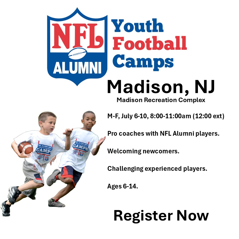 New York NFL Alumni Youth Football Camps Facebook ad