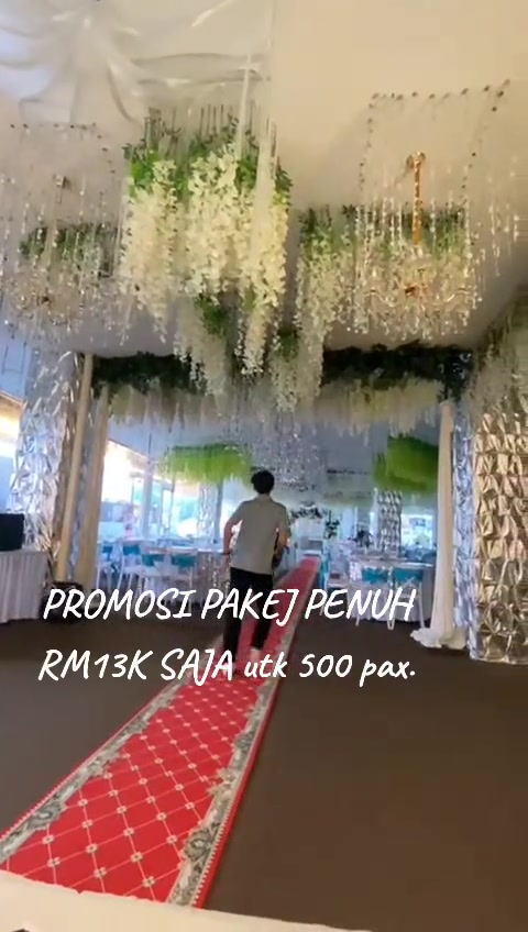 DeChinta Bridal & Wedding Planner Facebook ad: PAKEJ PROMOSI DE CHINTA HALL