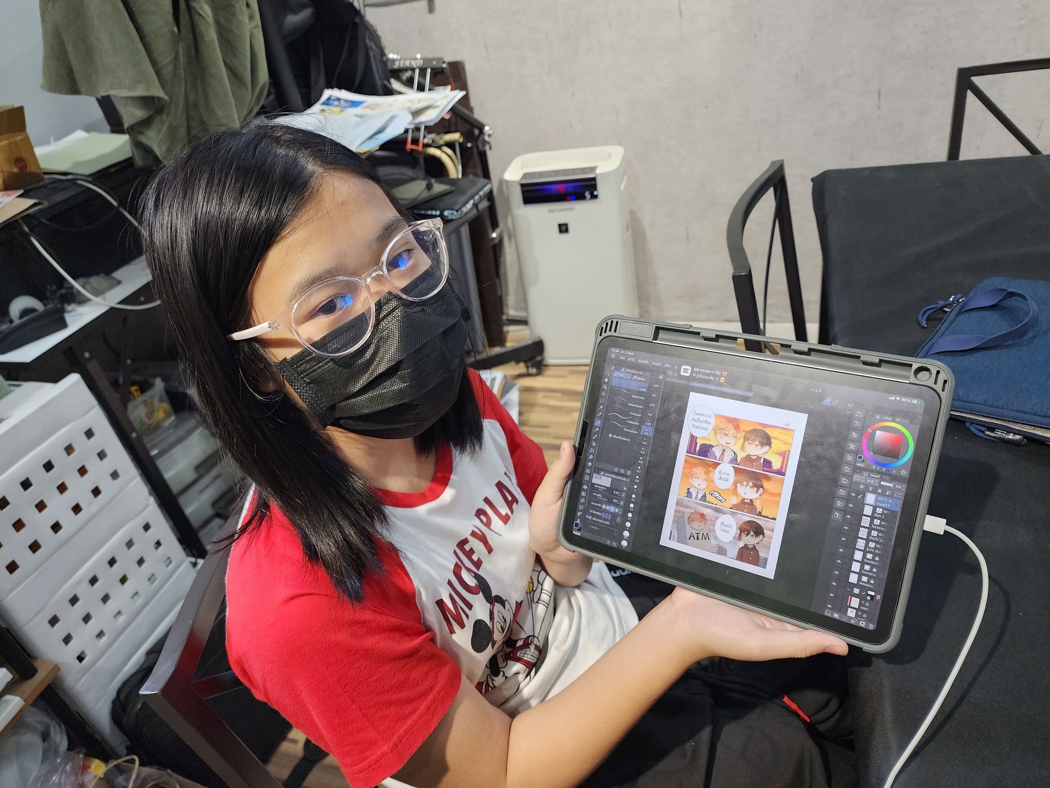 ครูออม LM Studio สอนวาดรูป กราฟิก พระราม2 Facebook ad