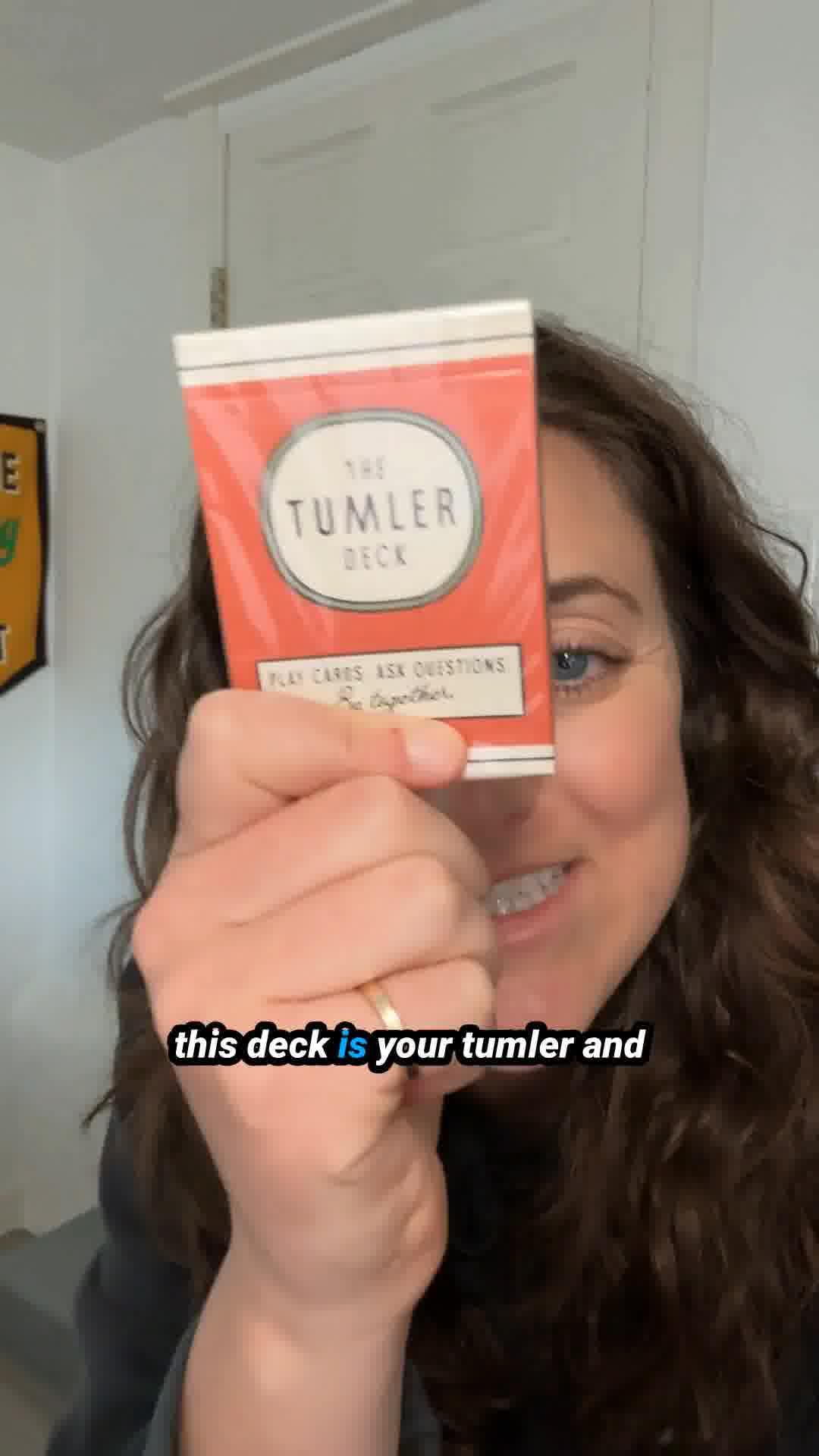 Tumler Decks Facebook ad: play cards. ask questions. be together.