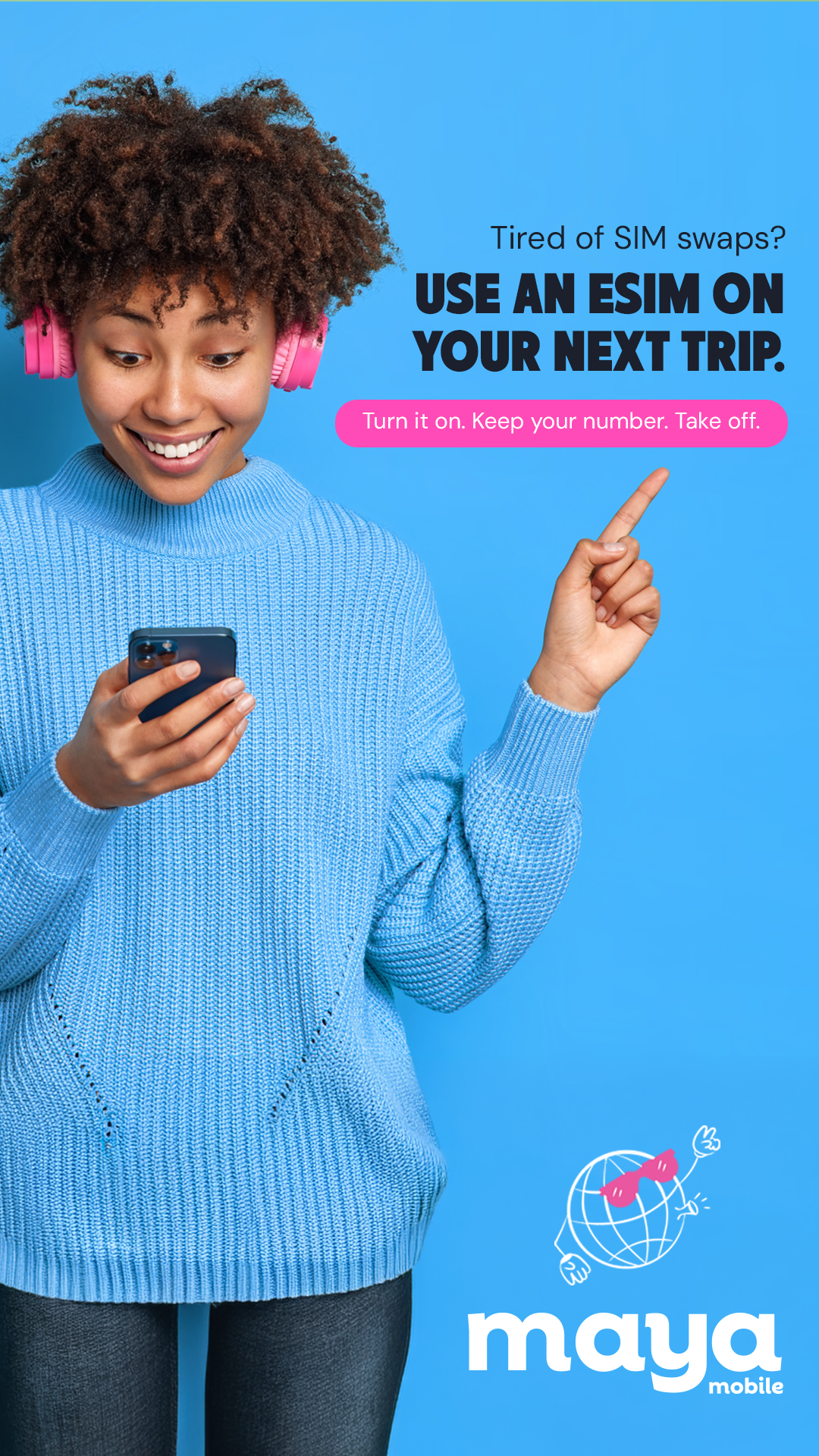 Maya Mobile Facebook ad