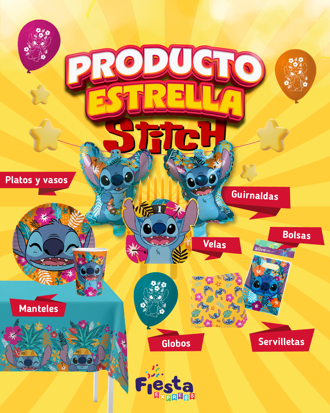 Fiesta Express Facebook ad: Stitch