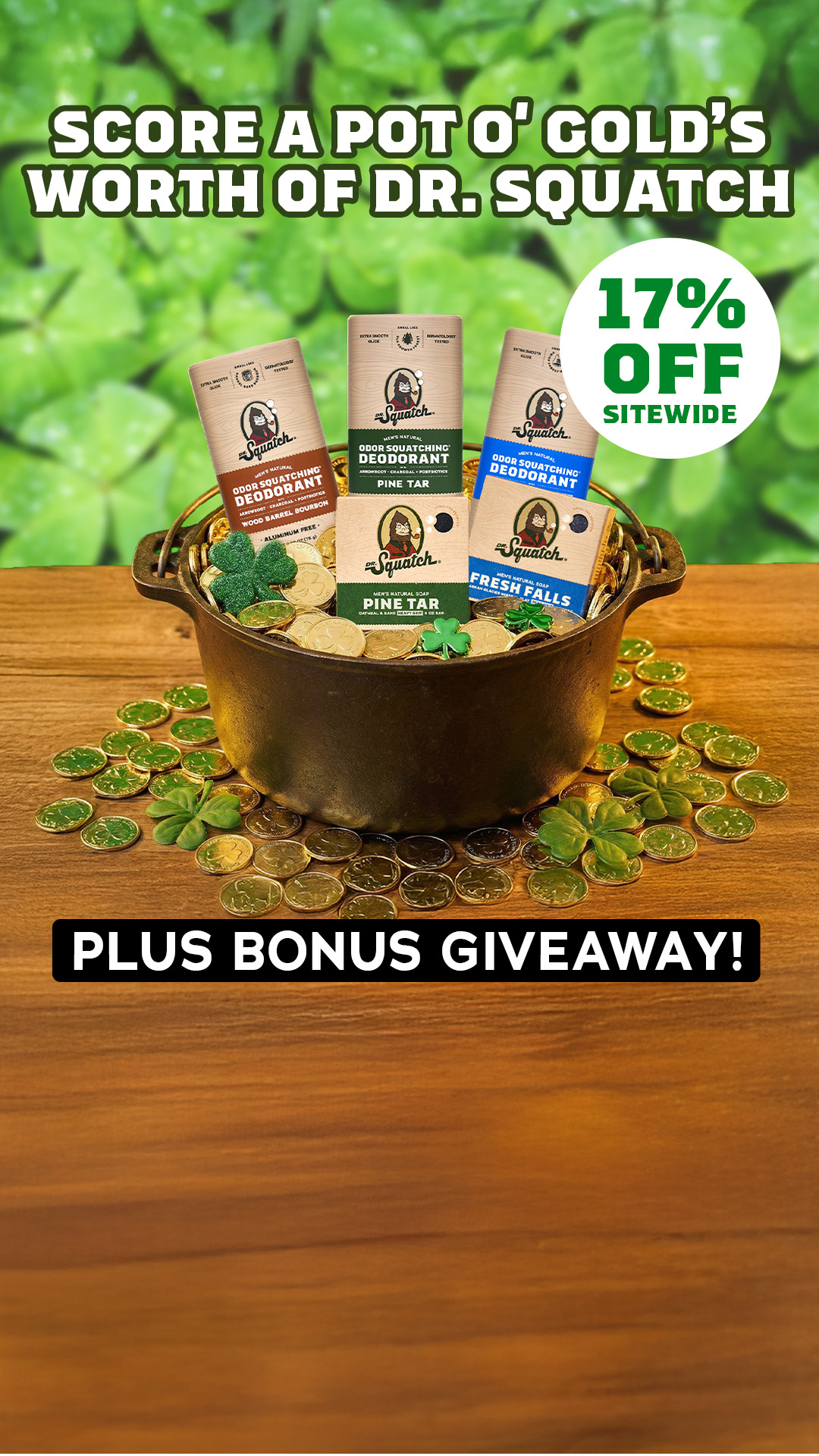Dr. Squatch Facebook ad