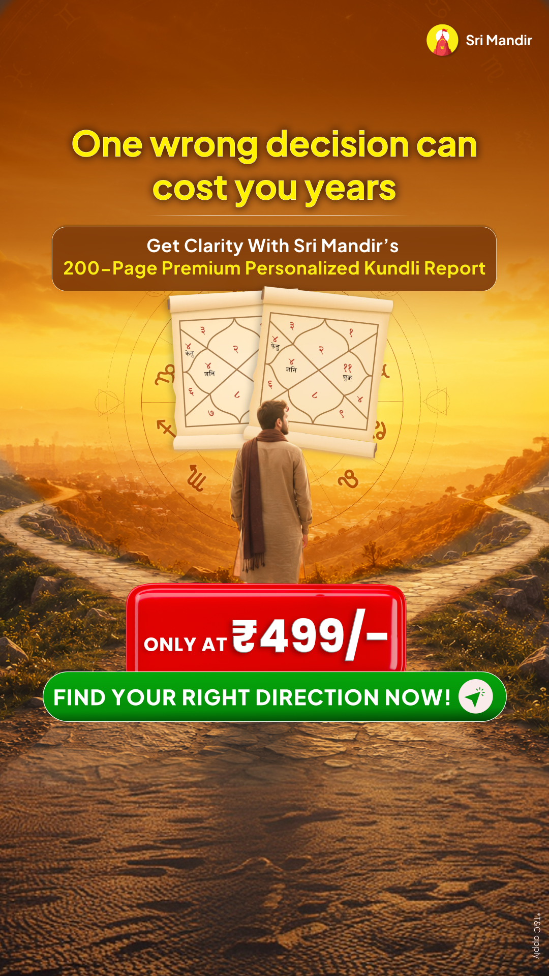 Kundli Guide by Sri Mandir Facebook ad