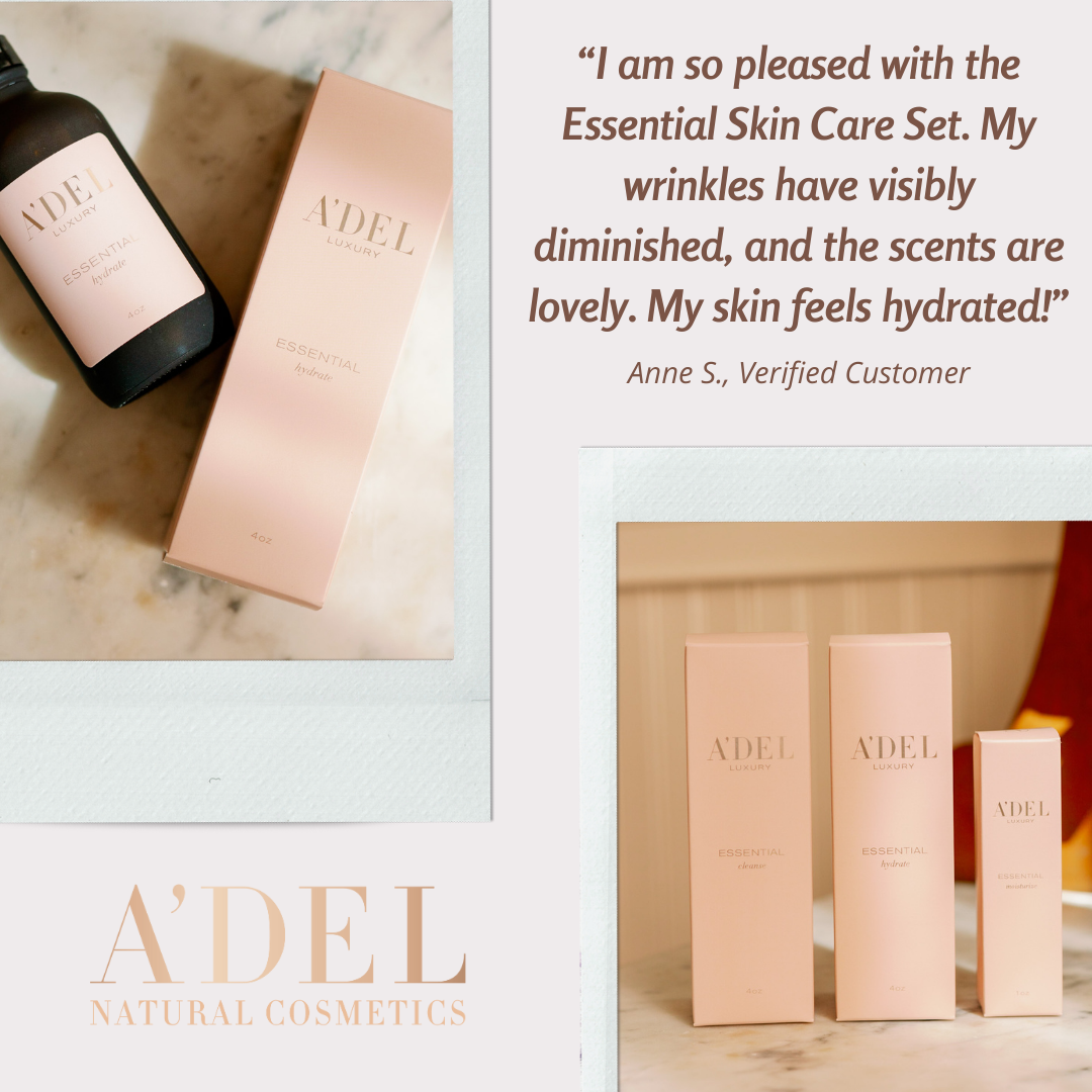 A’del Natural Cosmetics Facebook ad