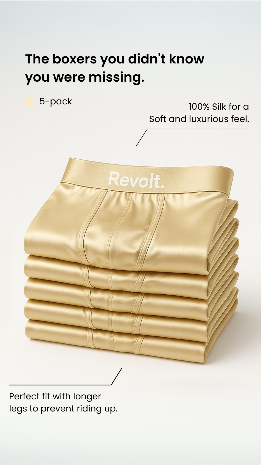 Revolt Underwear Facebook ad