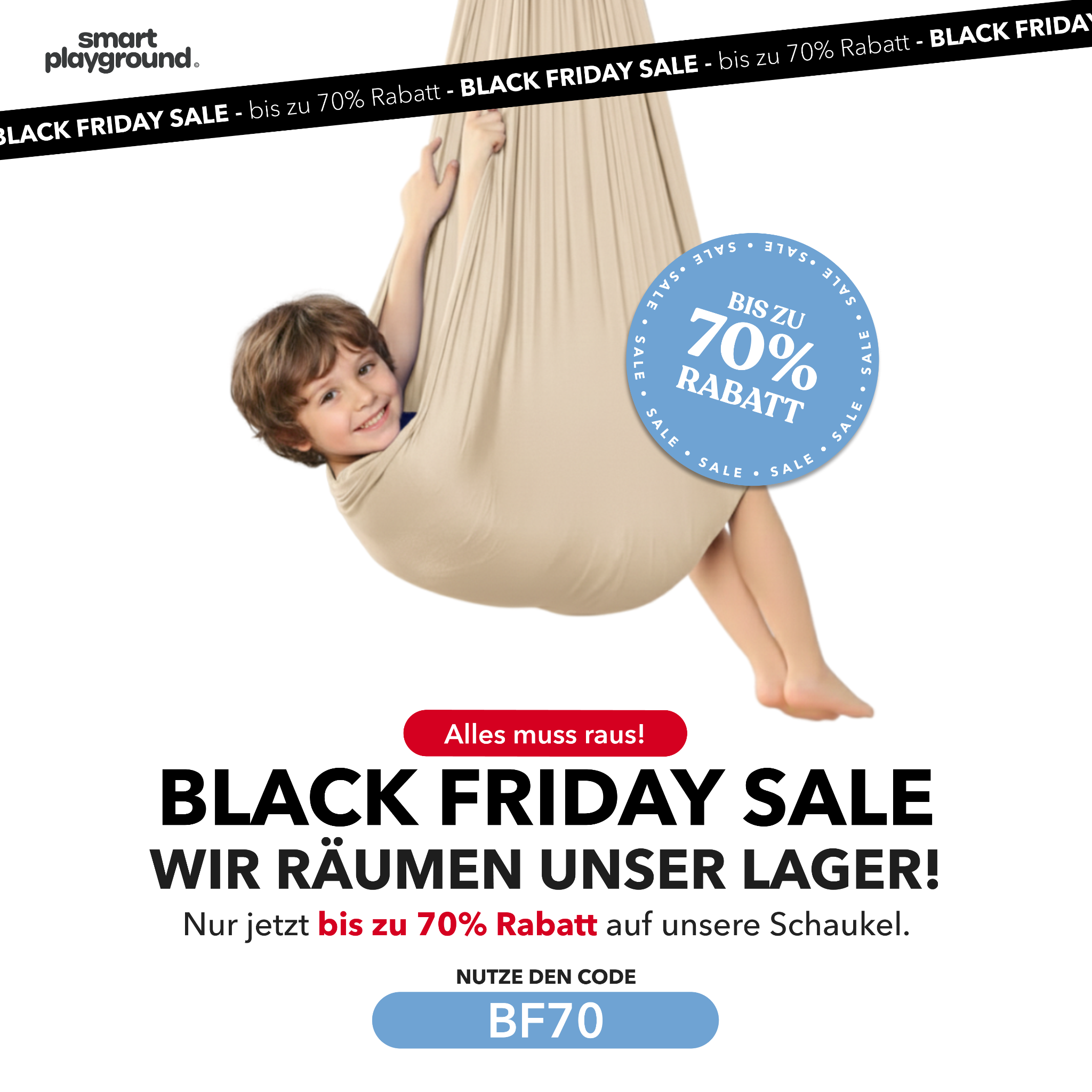 Top Black Friday Angebote Facebook ad: Nur für kurze Zeit: Bis zu -70%!