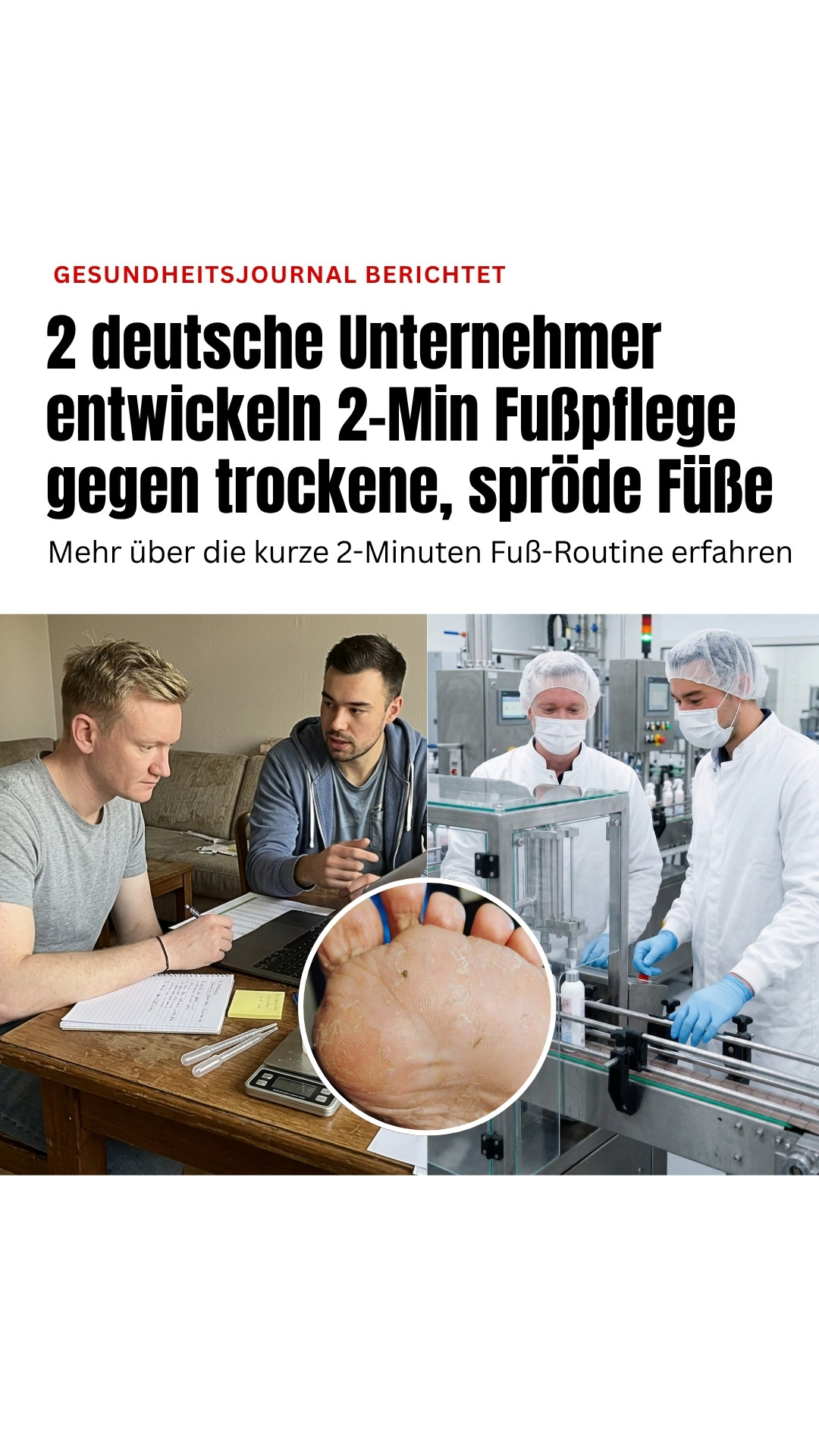 Gesunde Woche Facebook ad from Apr 22, 2026