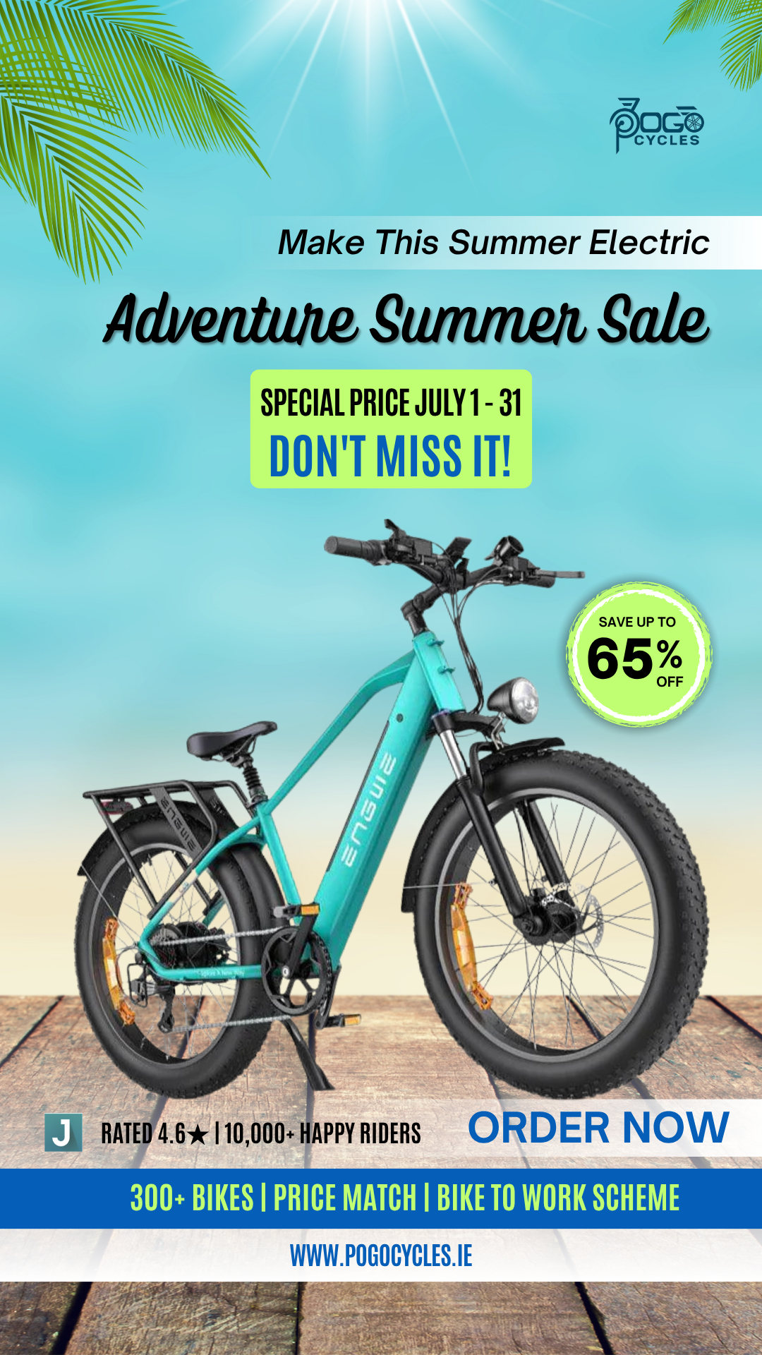 Pogo Cycles Facebook ad