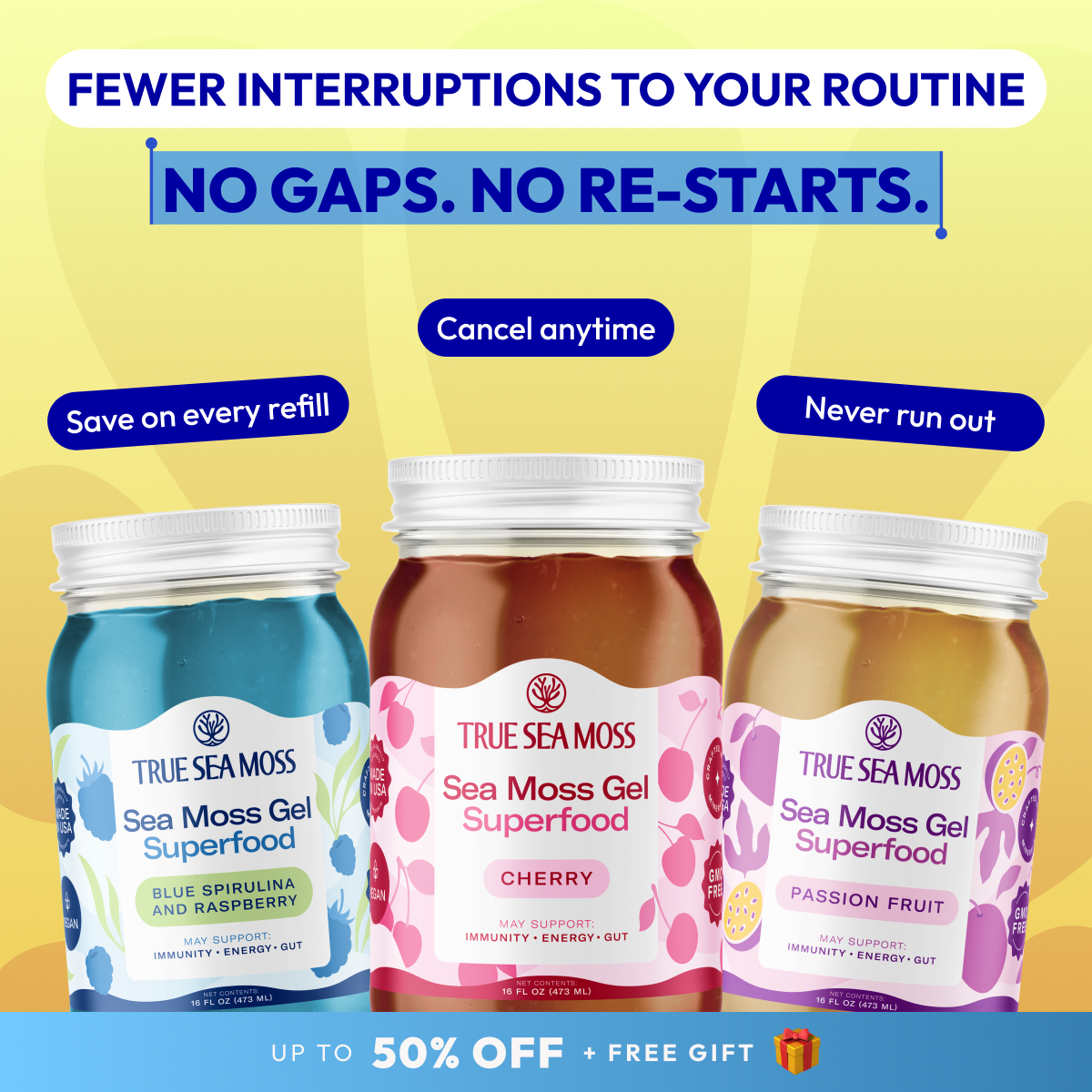 True Sea Moss Health Facebook ad
