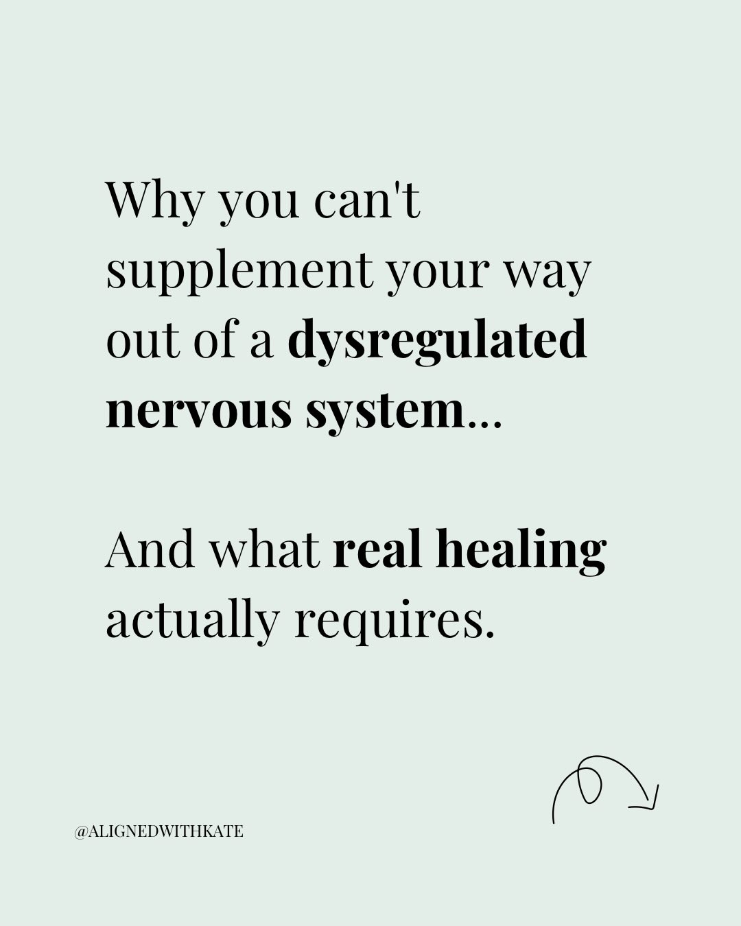 Aligned with Kate Facebook ad: Something I wish someone had told me way…