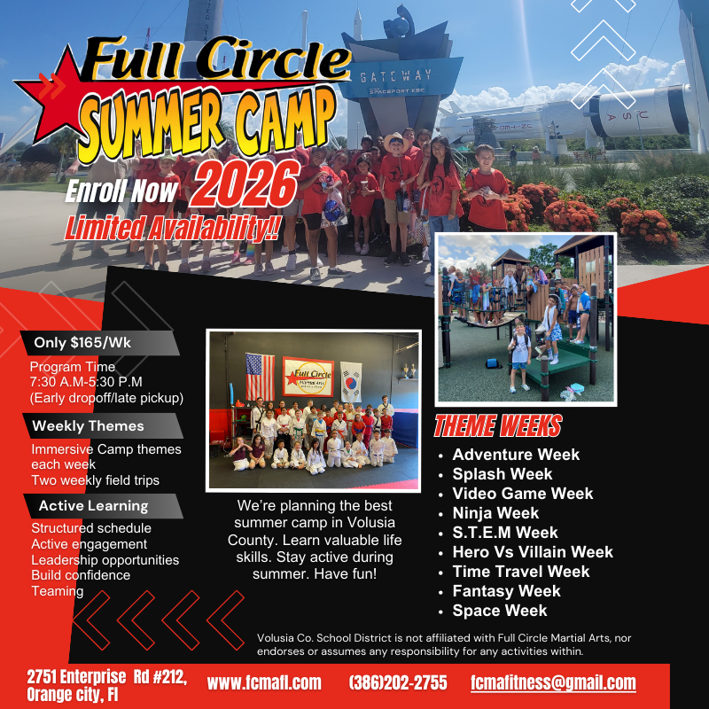 Full Circle Martial Arts and Fitness Center Facebook ad