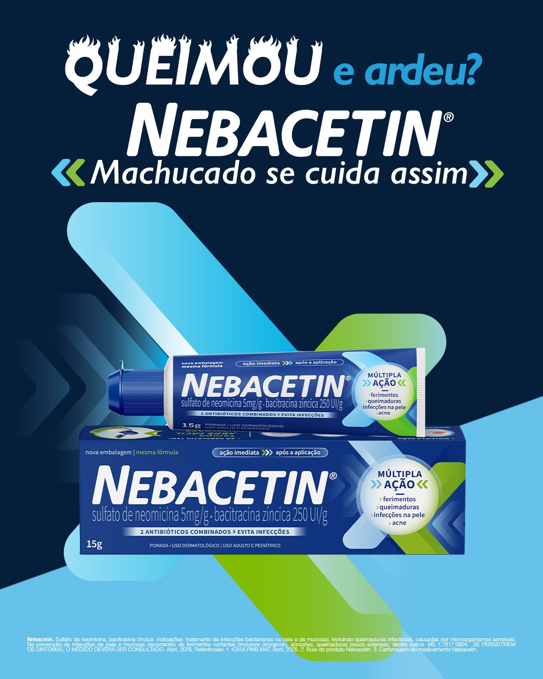 Nebacetin Facebook ad from Jan 1, 2026