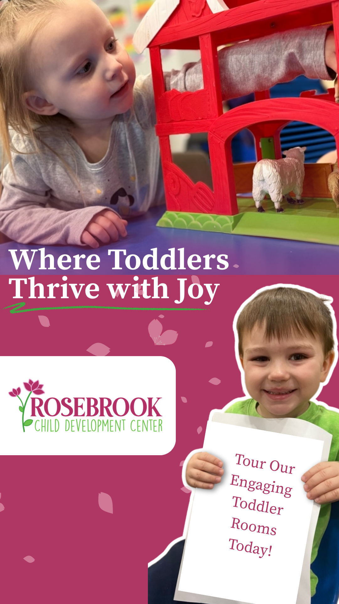 Rosebrook Child Development Center Kimball Facebook ad from Jan 13, 2026