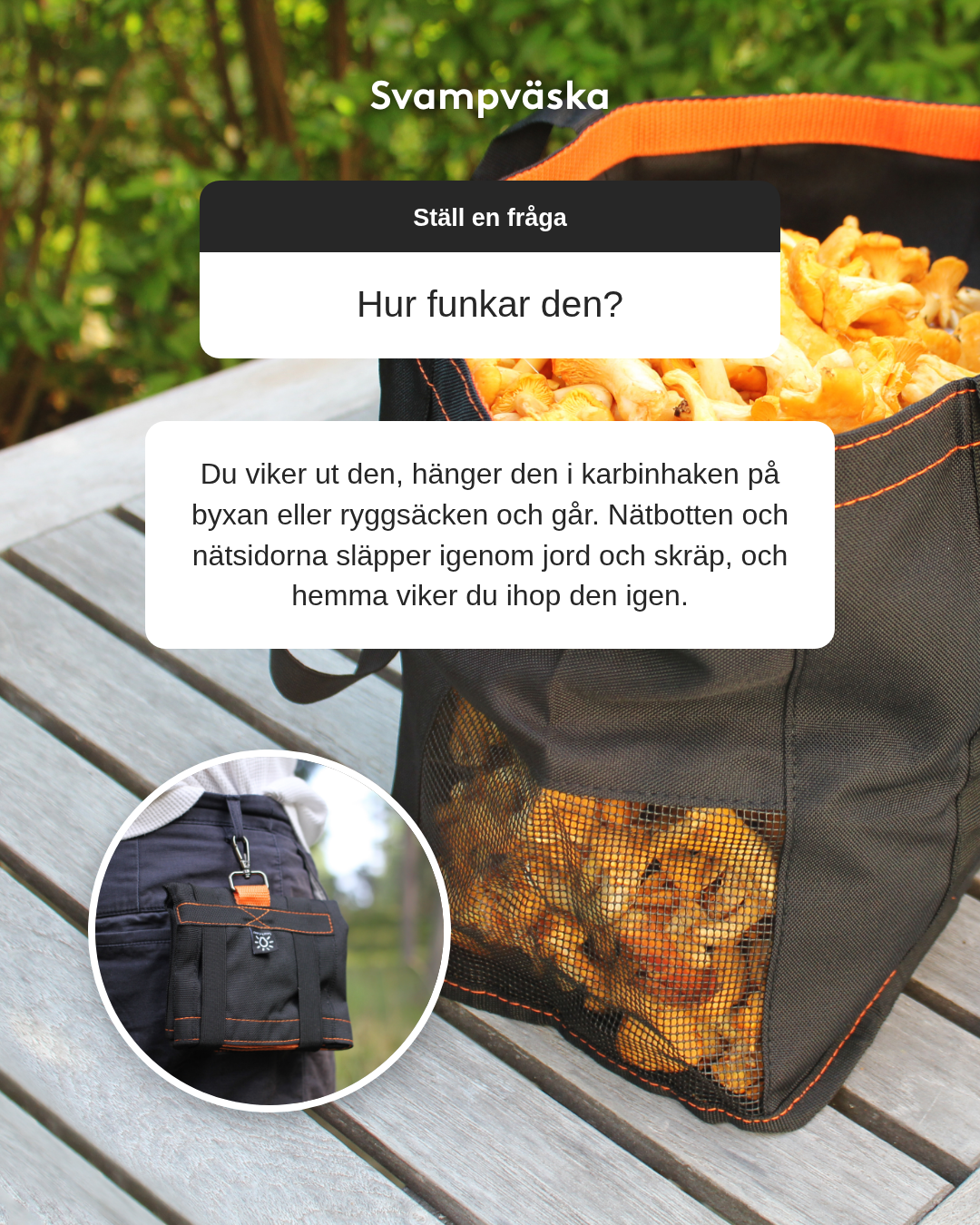 SmartaSaker Facebook ad: Enkel att använda