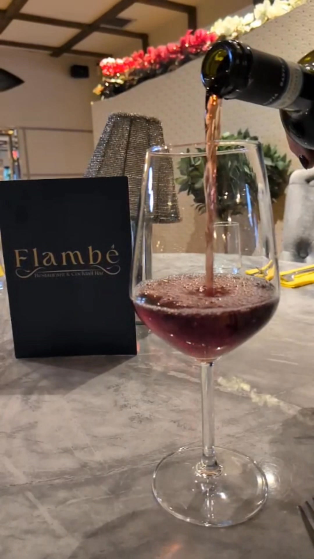 Flambé Restaurant Trim Facebook ad: Nestled beside the storied walls of Trim Castle…