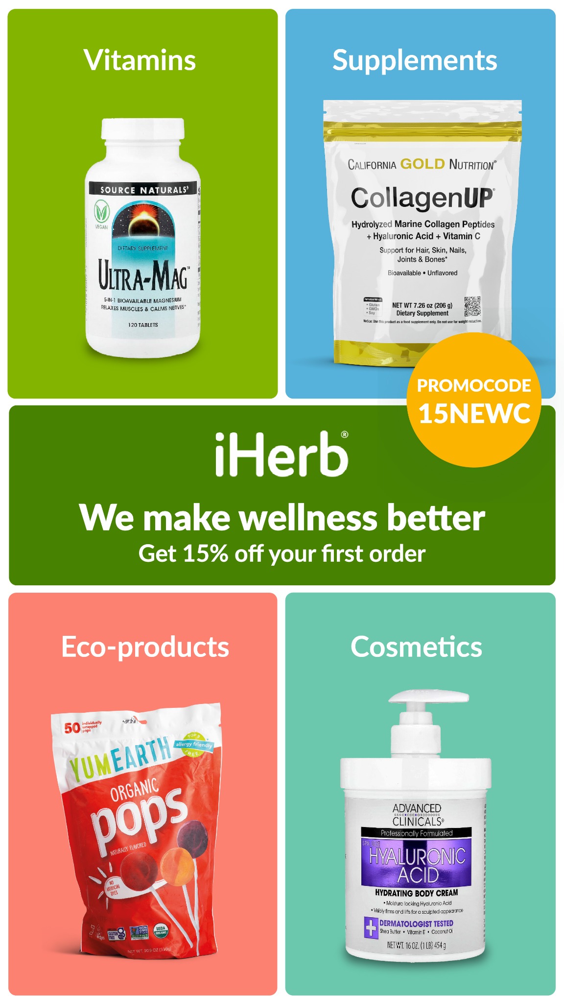 iHerb Facebook ad