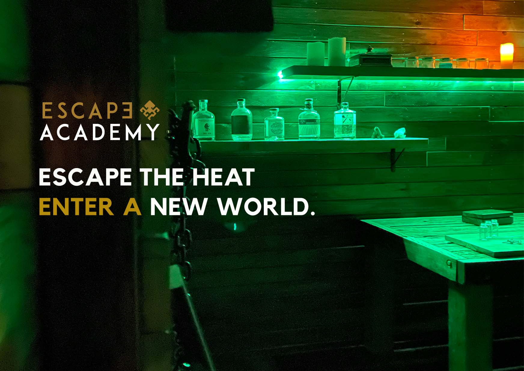 Escape Academy Cairns Facebook ad: Our Escape Rooms