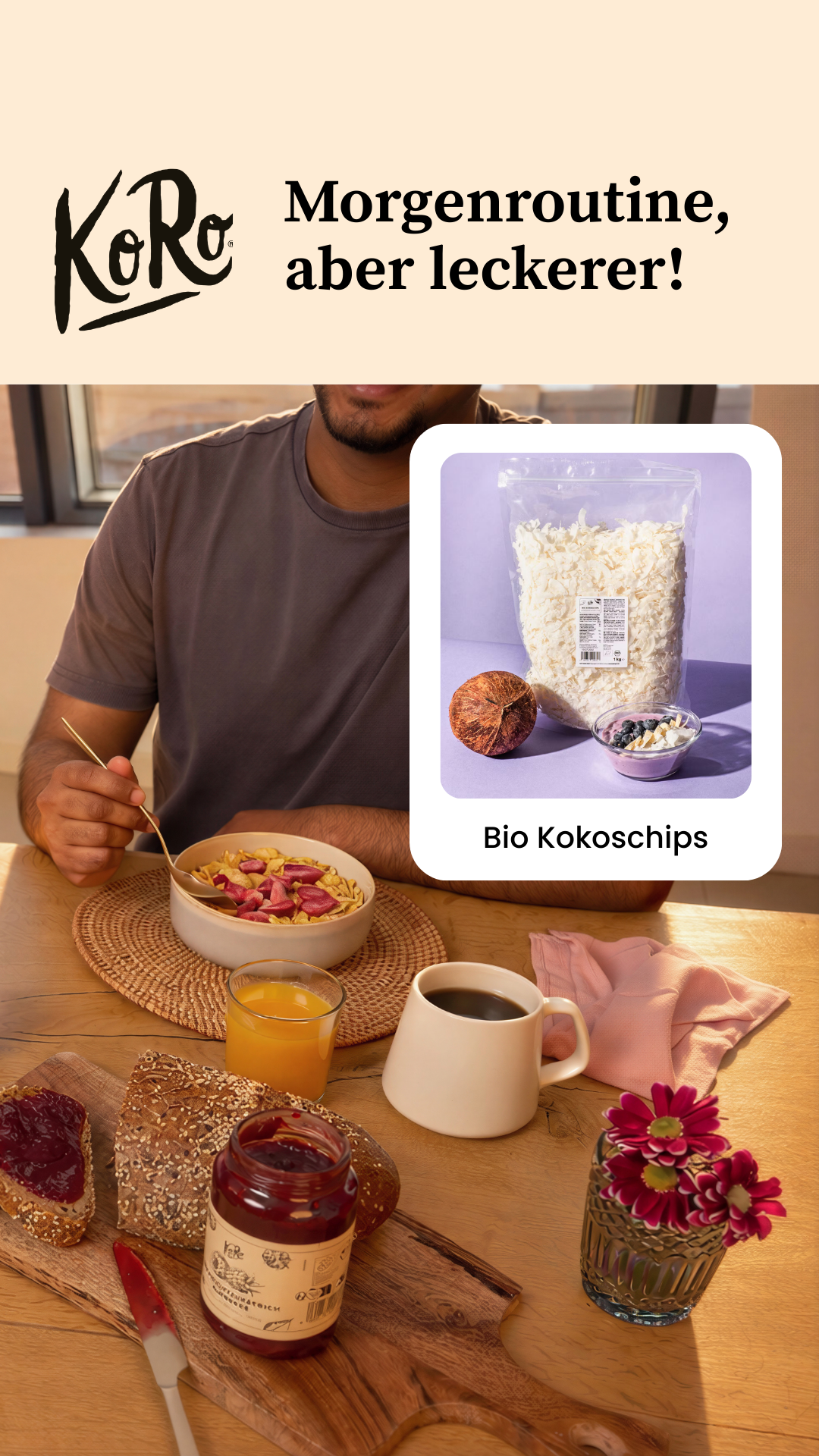 KoRo Facebook ad