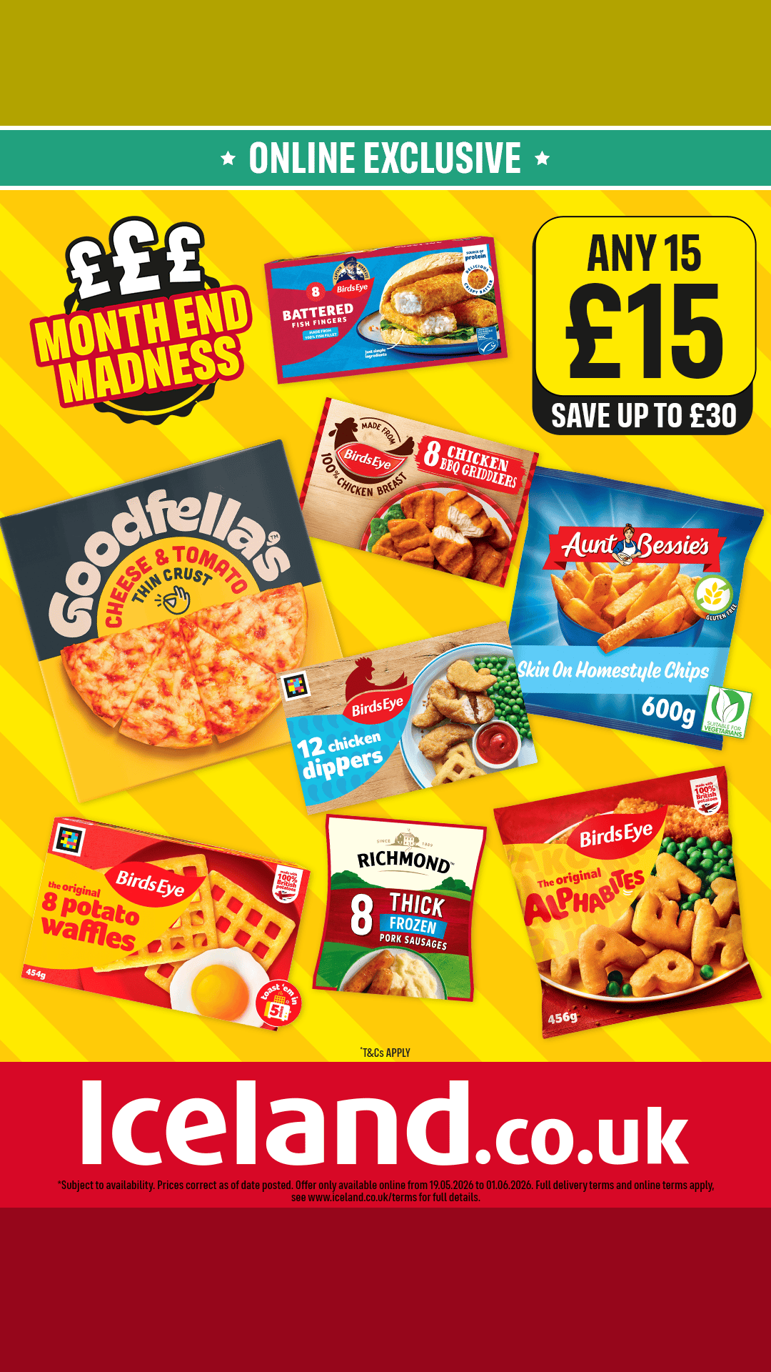 Iceland Foods Facebook ad