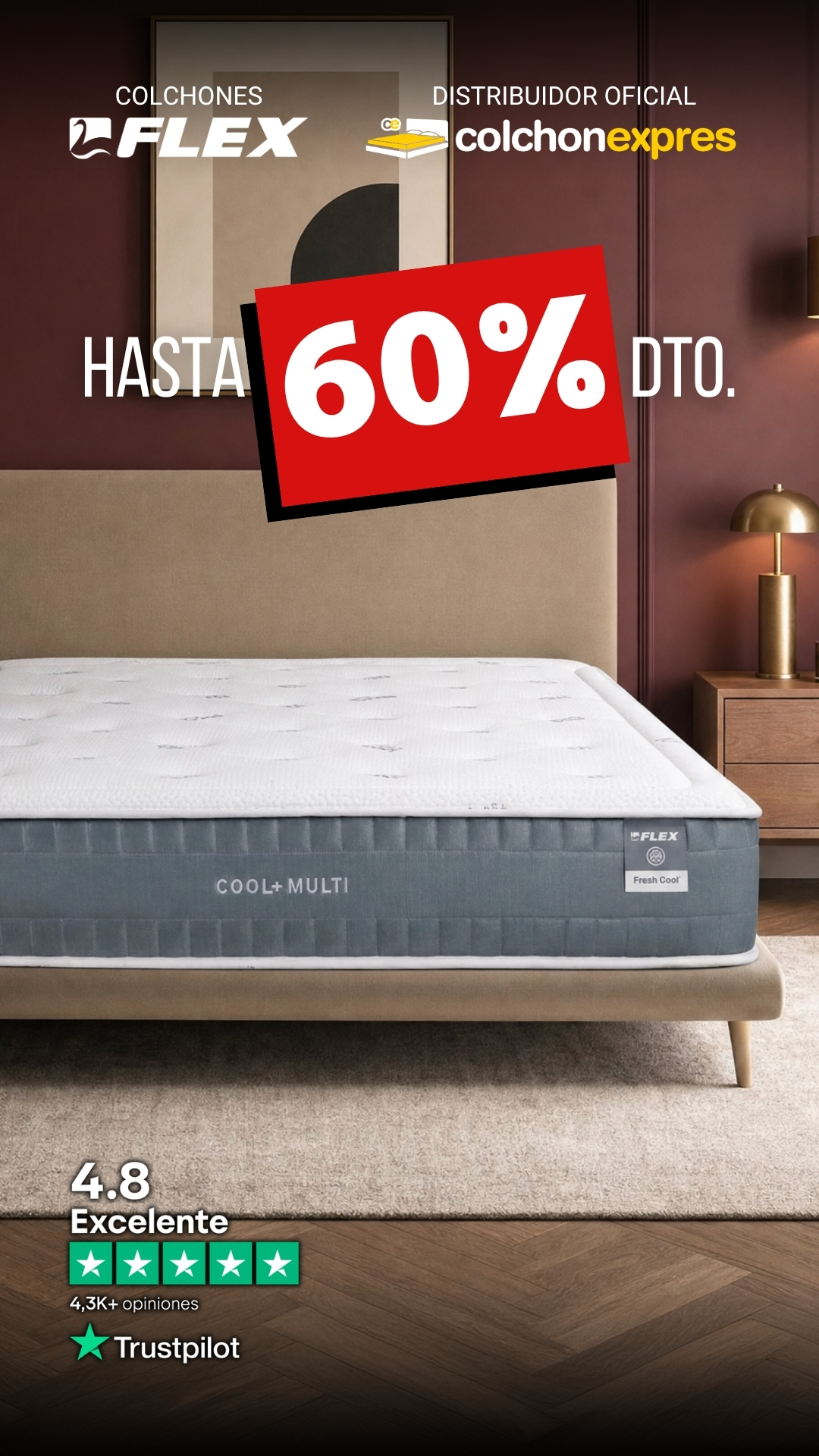 Colchón Exprés Facebook ad: ENVÍO GRATIS