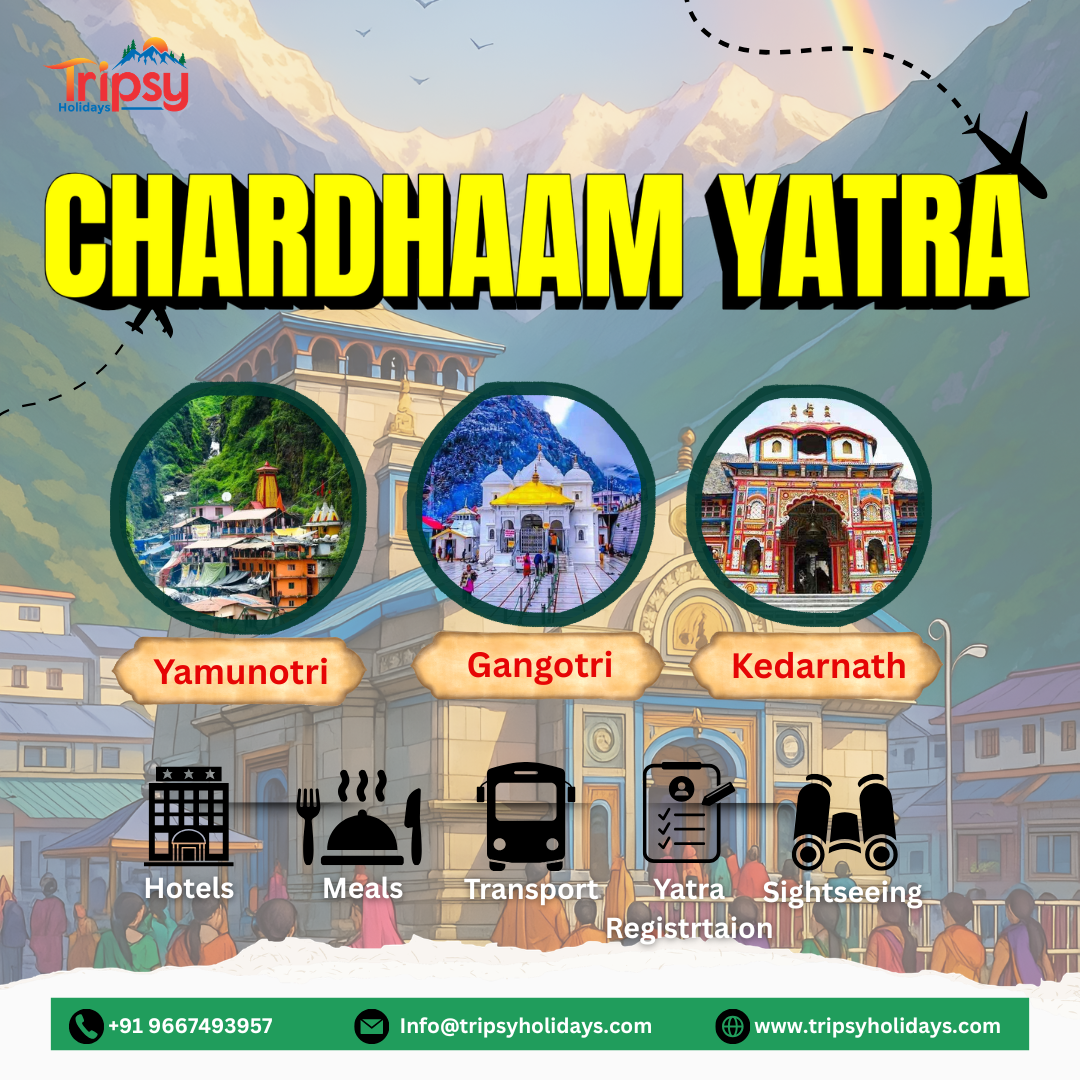 Tripsy Holidays Facebook ad: Char Dham Yatra, A Divine Journey of Faith…