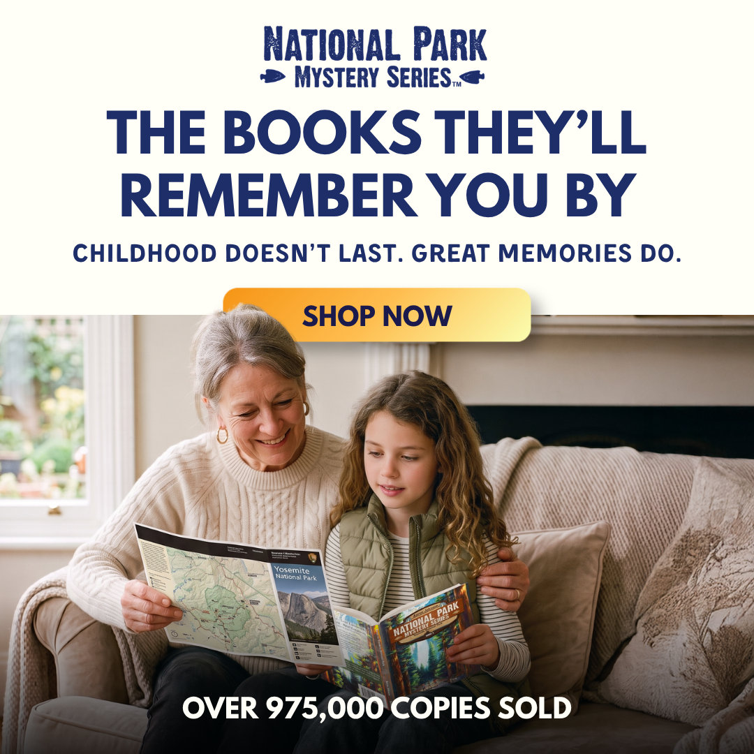 National Park Mystery Series Facebook ad