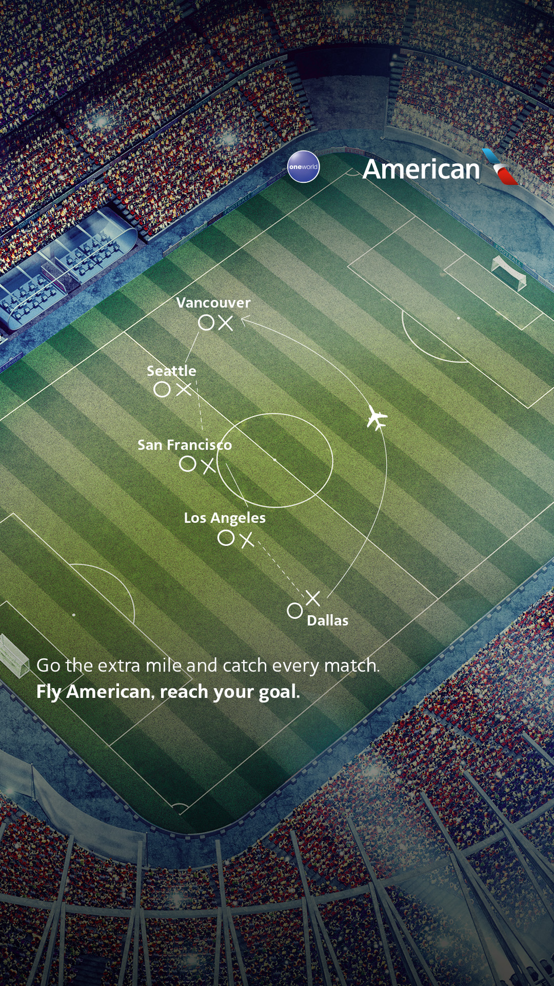 American Airlines Facebook ad