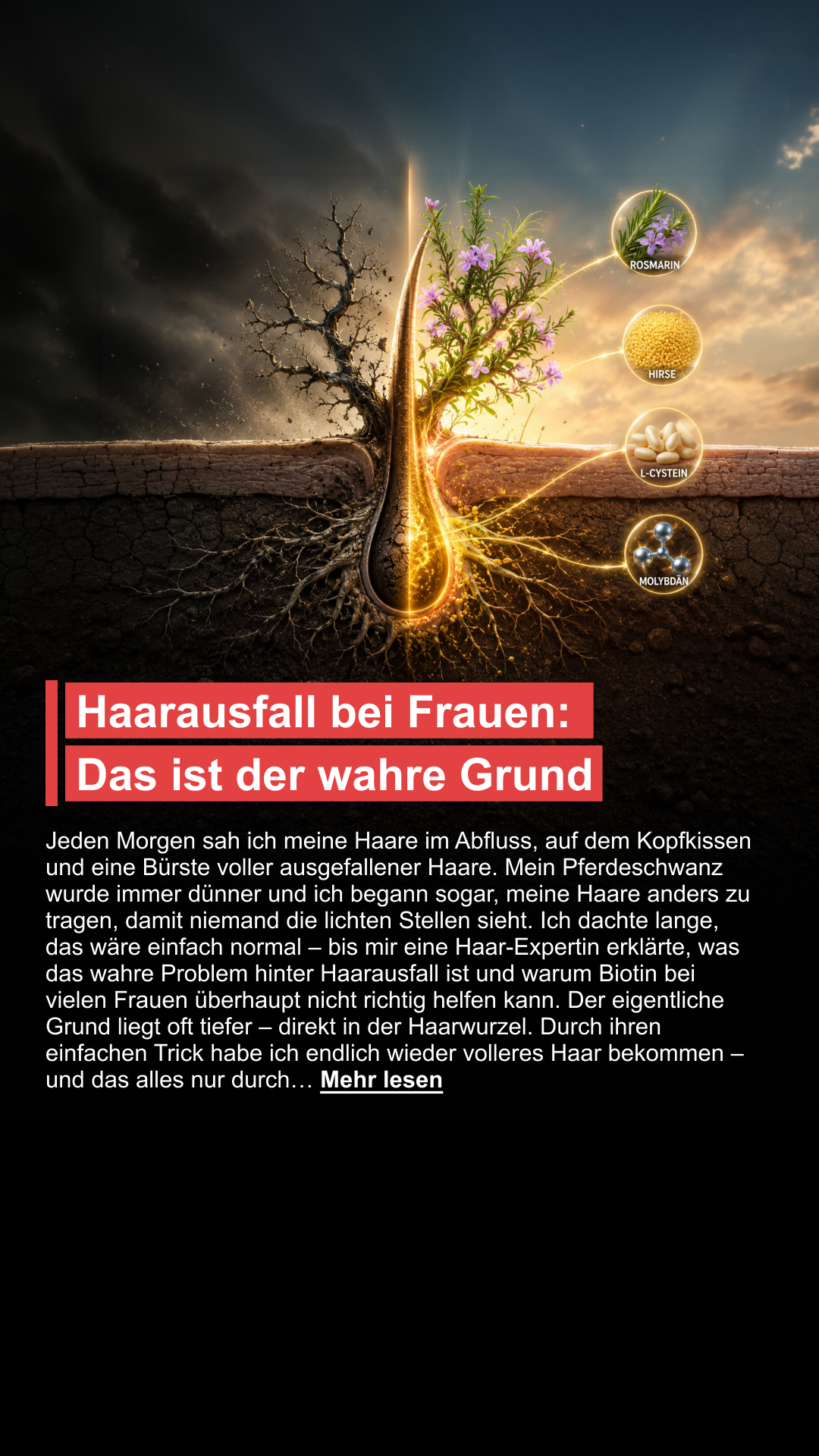 The Healing Magazine Facebook ad